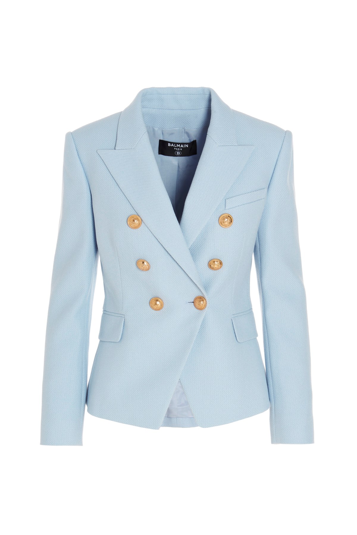 BALMAIN Six Gold Buttons Double-Breasted Blazer