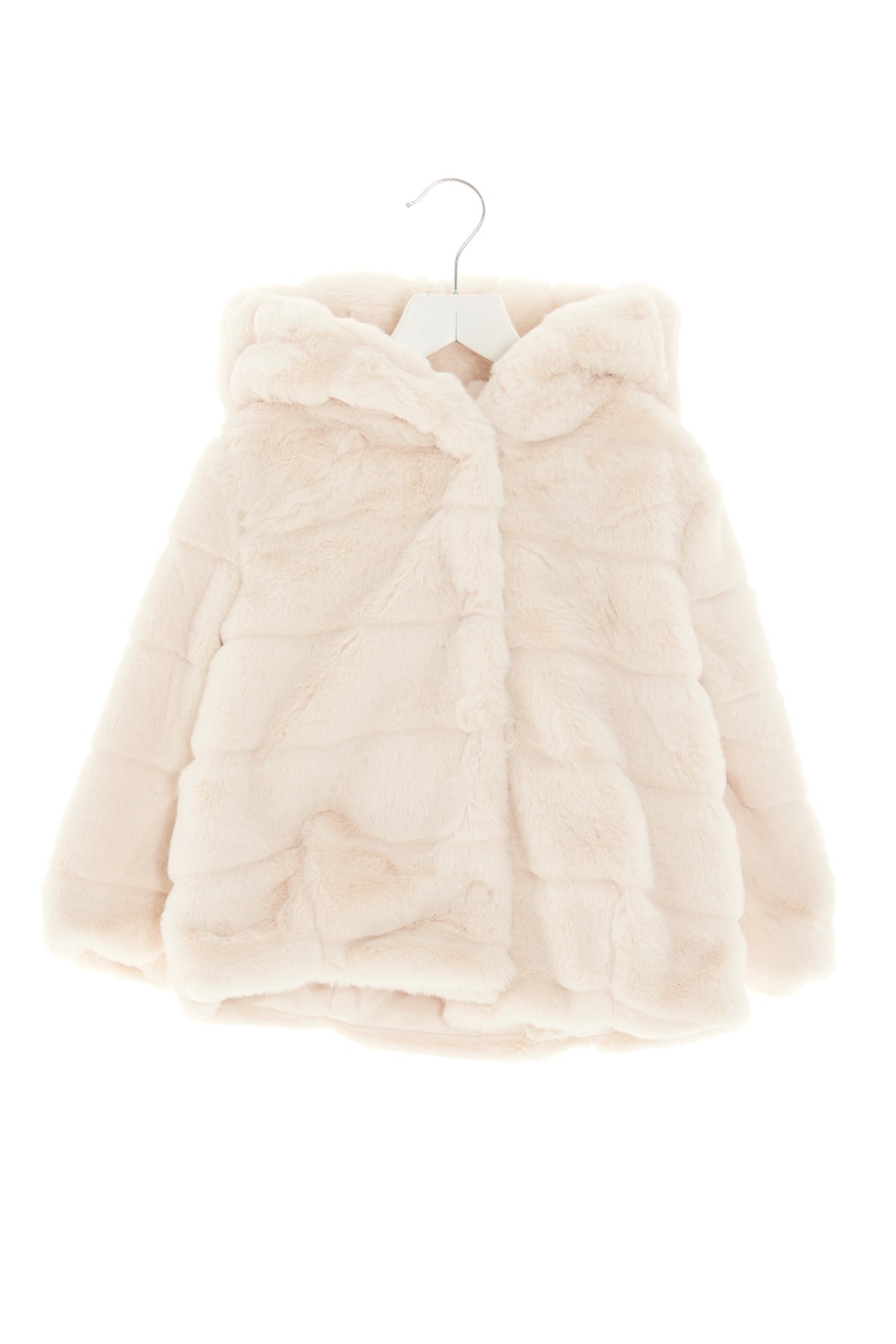 APPARIS ‘Goldie’ Hooded Eco Fur Coat