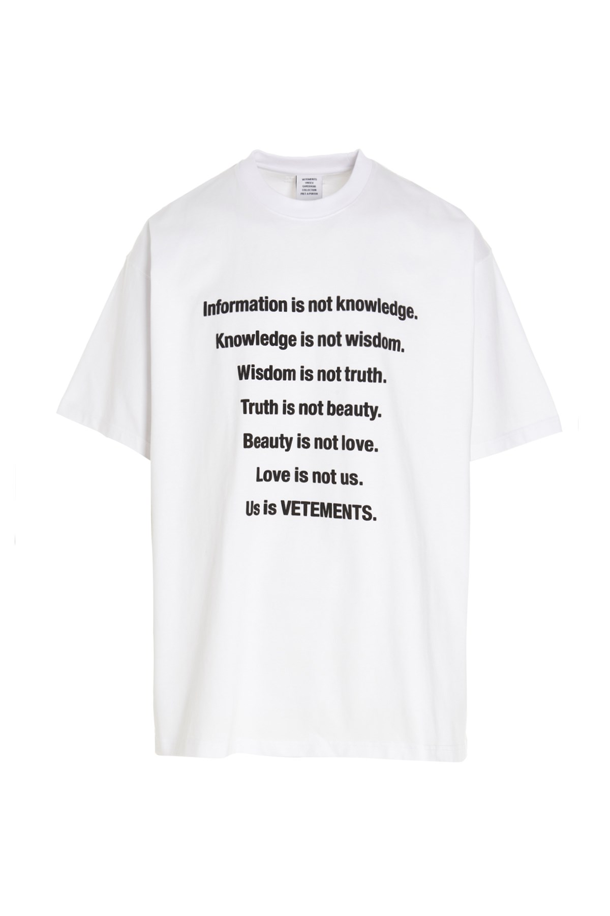 VETEMENTS T-Shirt 'Us Is Vetements'
