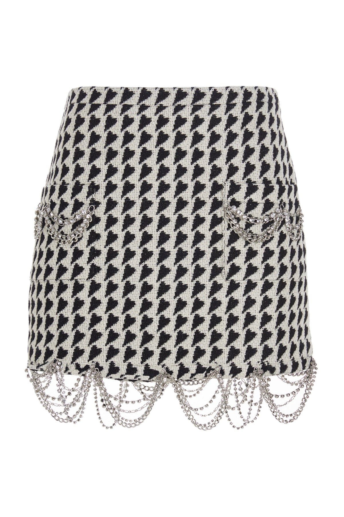 AREA Intarsia Miniskirt
