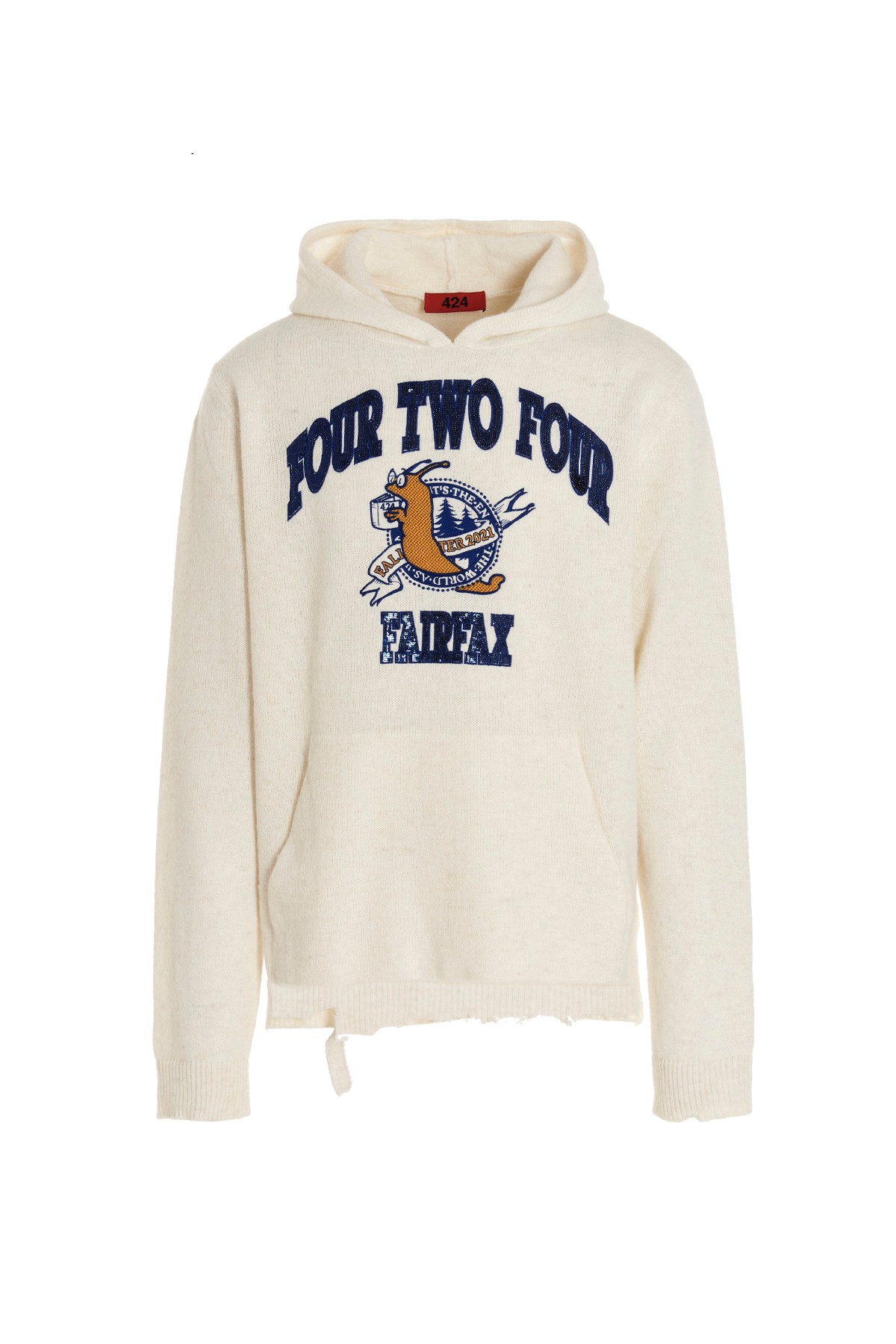 424 'Ftf’ Hooded Sweater