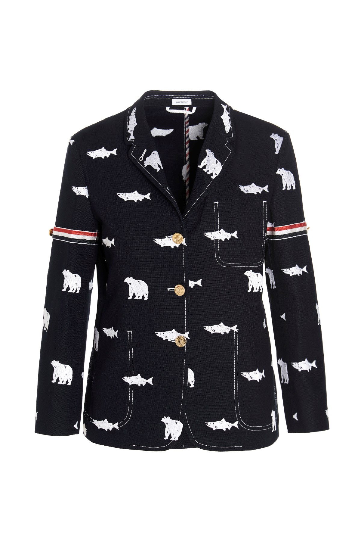 THOM BROWNE 'Bear And Salmon’ Blazer Jacket