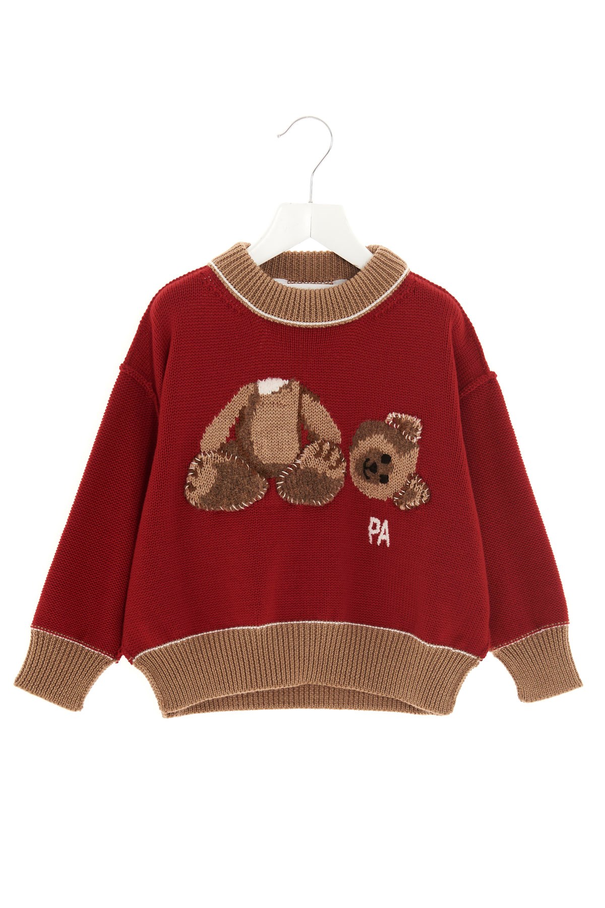 PALM ANGELS Pullover 'Palm Angels Bear'