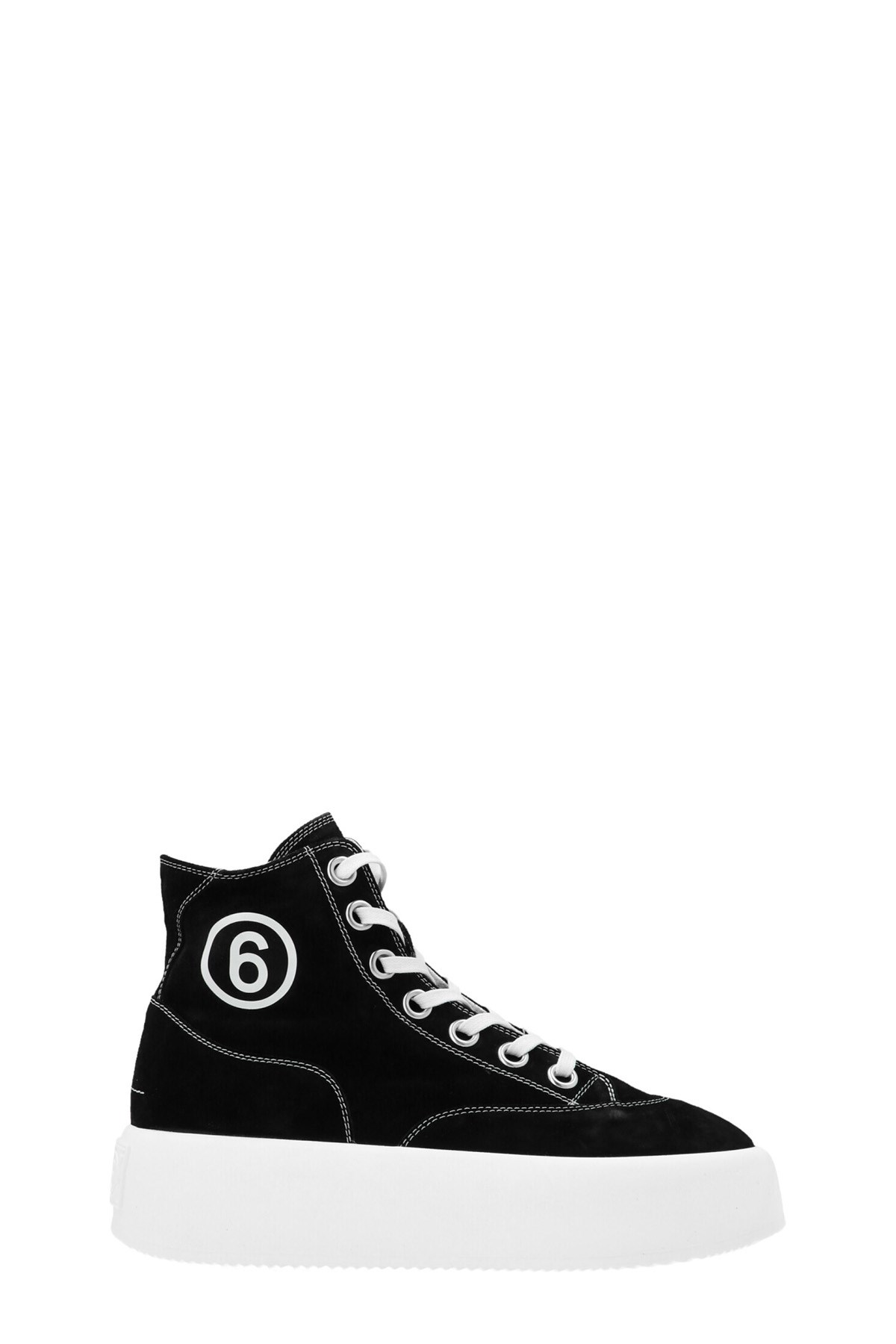 MM6 MAISON MARGIELA High Top Suede Sneakers