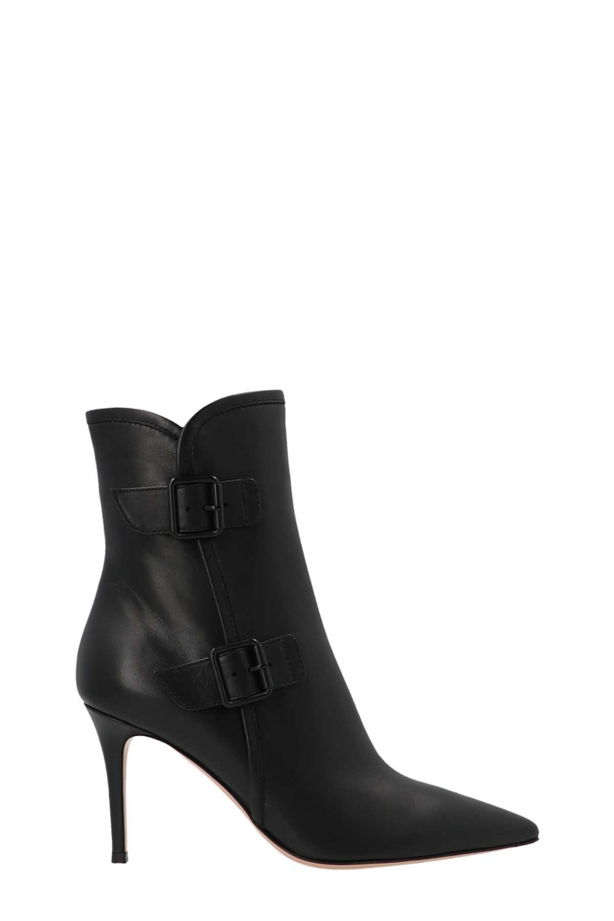 GIANVITO ROSSI Buckle Ankle Boots