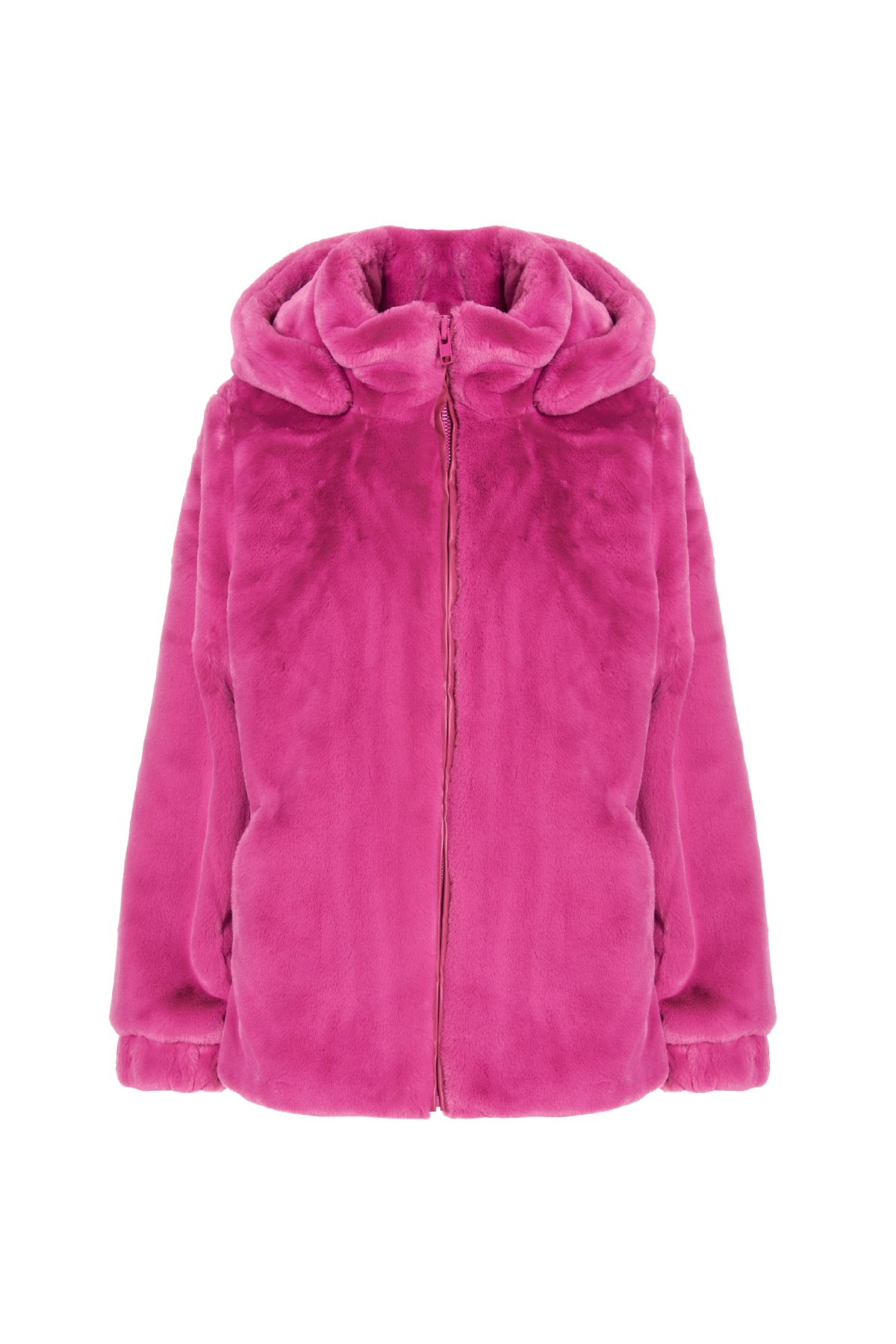 APPARIS ‘Maddie’ Hooded Eco Fur Coat