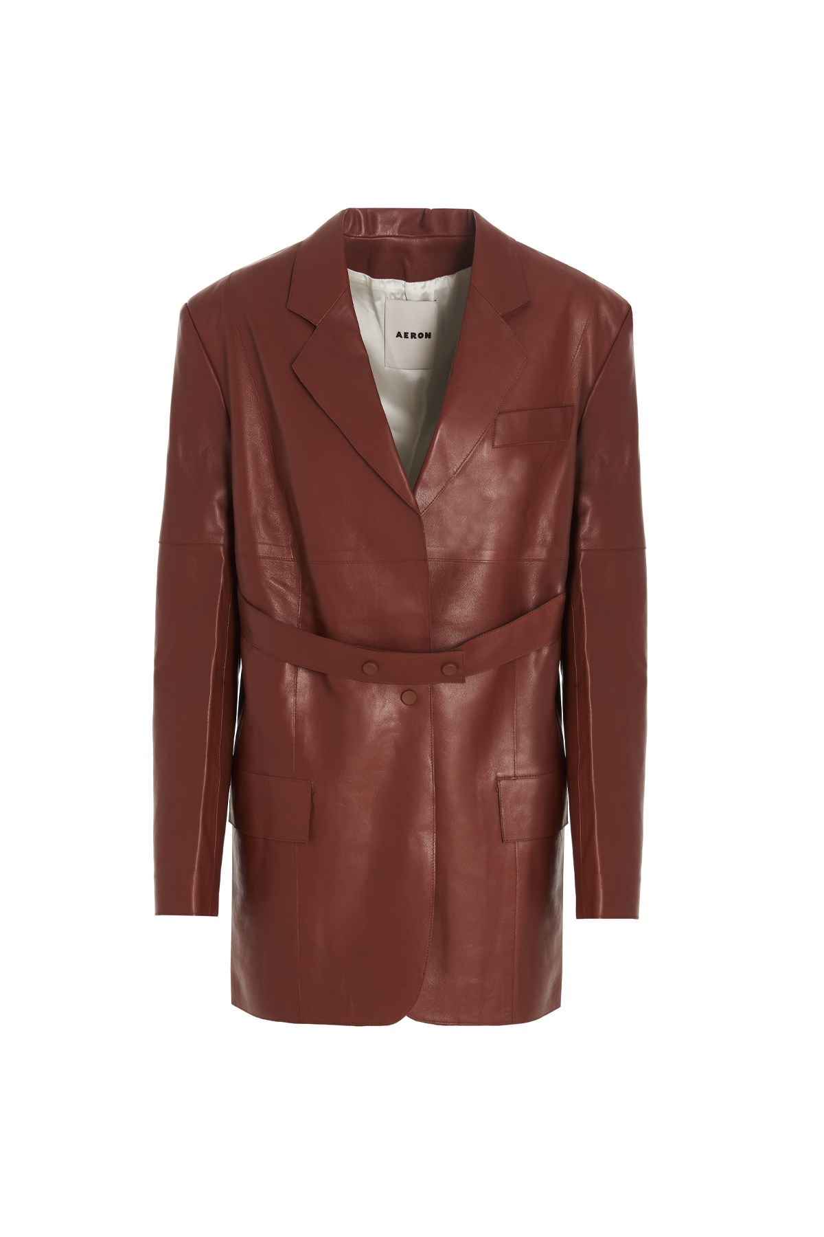 AERON 'Hiney' Leather Blazer