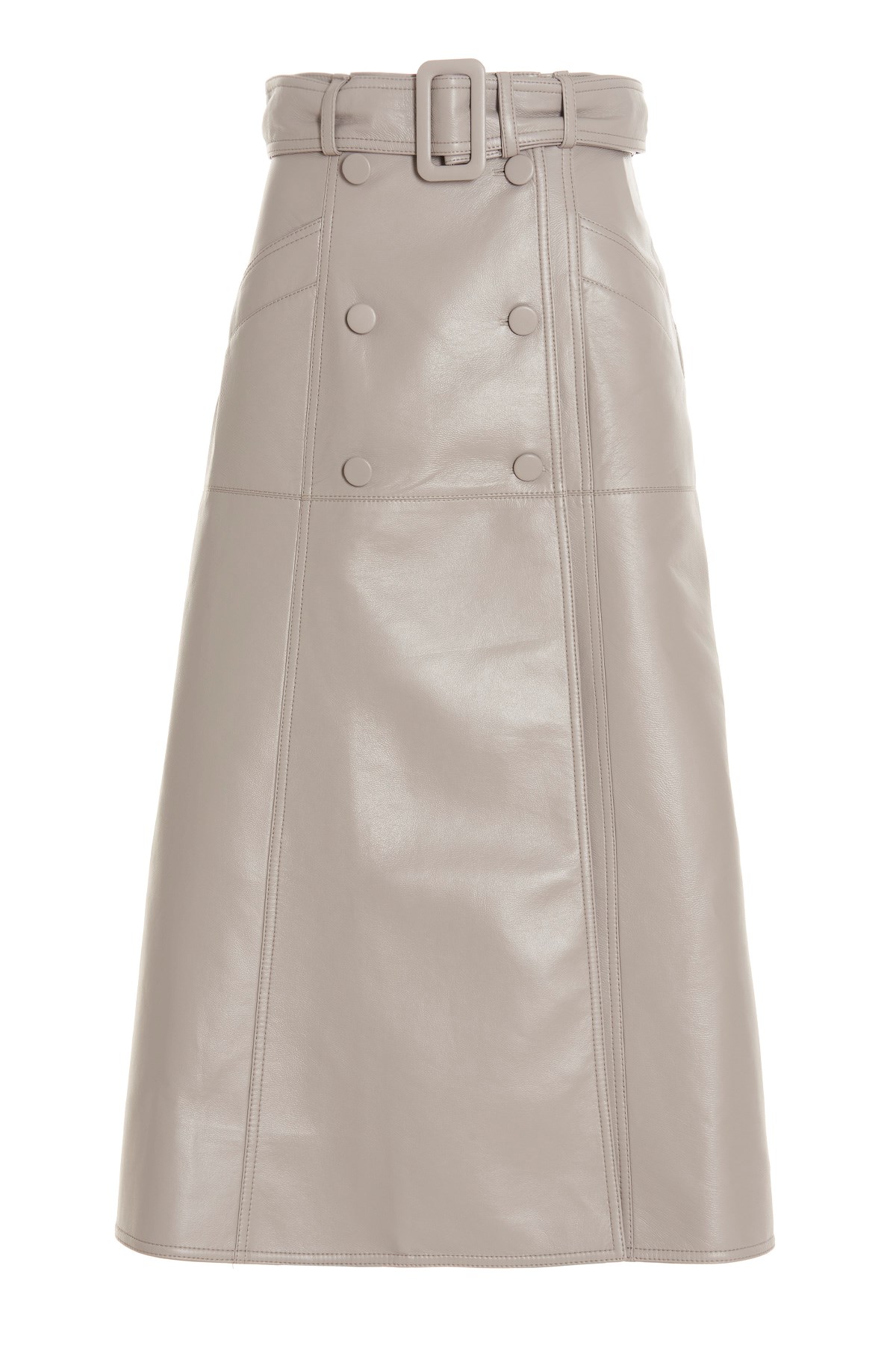 MATÉRIEL Eco Leather Midi Skirt