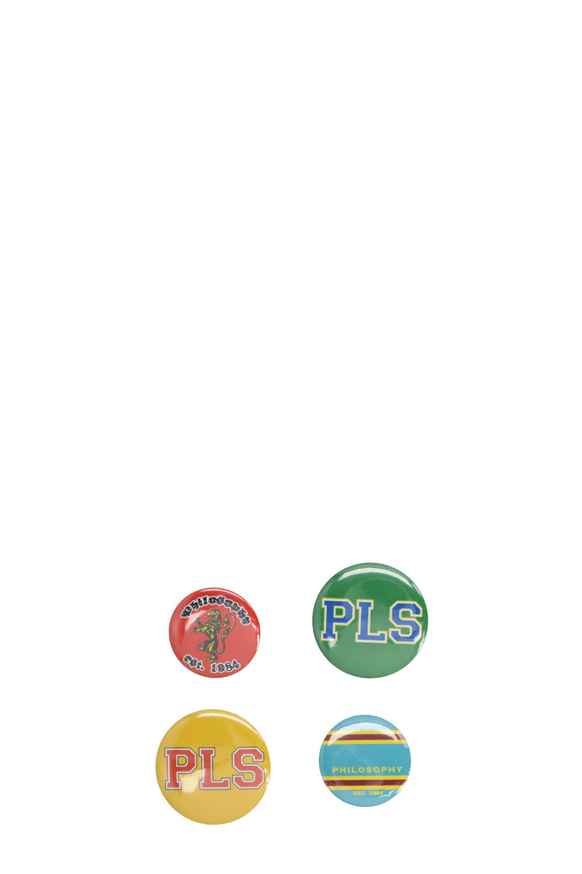 PHILOSOPHY Anstecker-Set Mit Logos