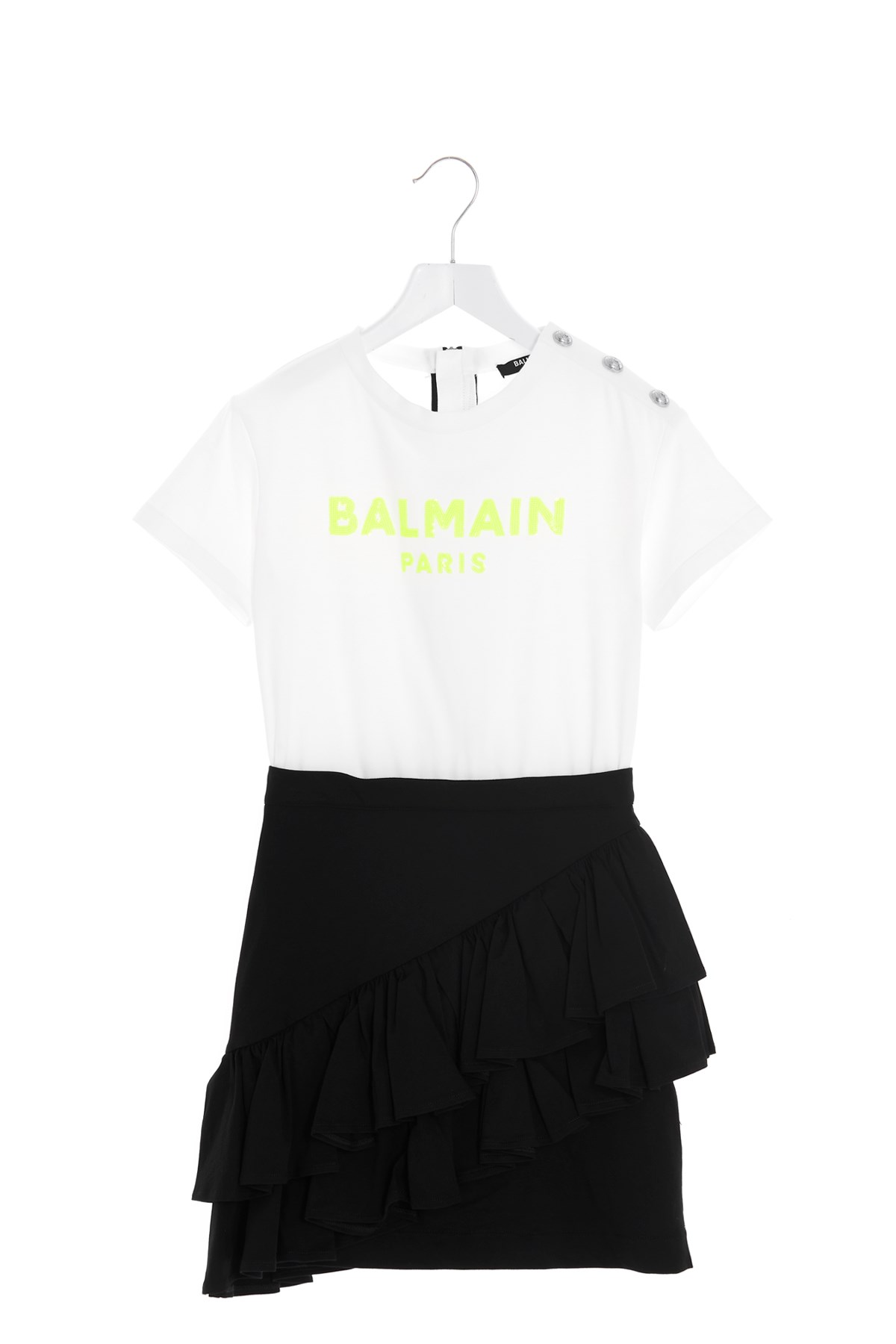 BALMAIN KIDS Logo Printed Dress