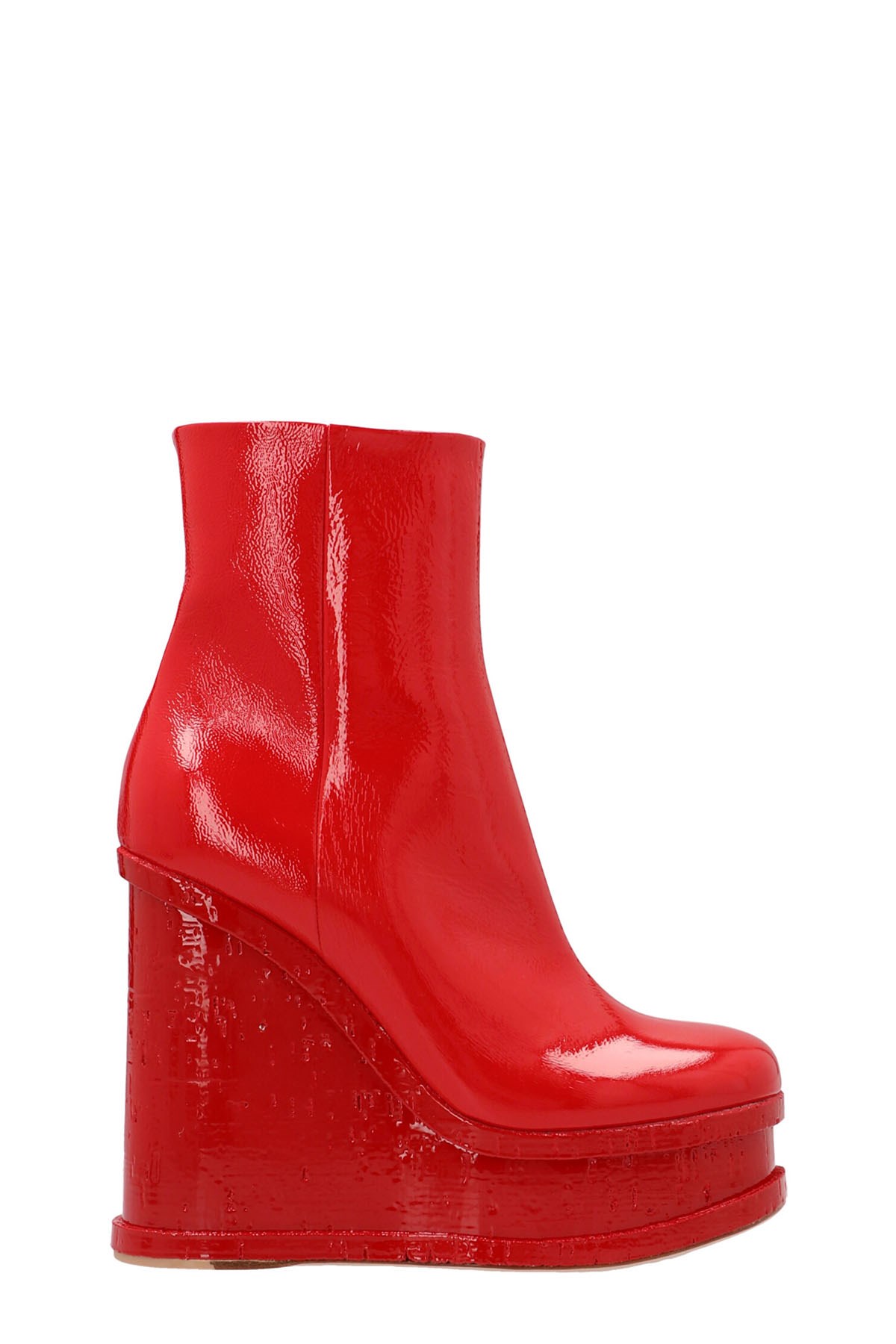 HAUS OF HONEY 'Laquer Doll' Ankle Boots