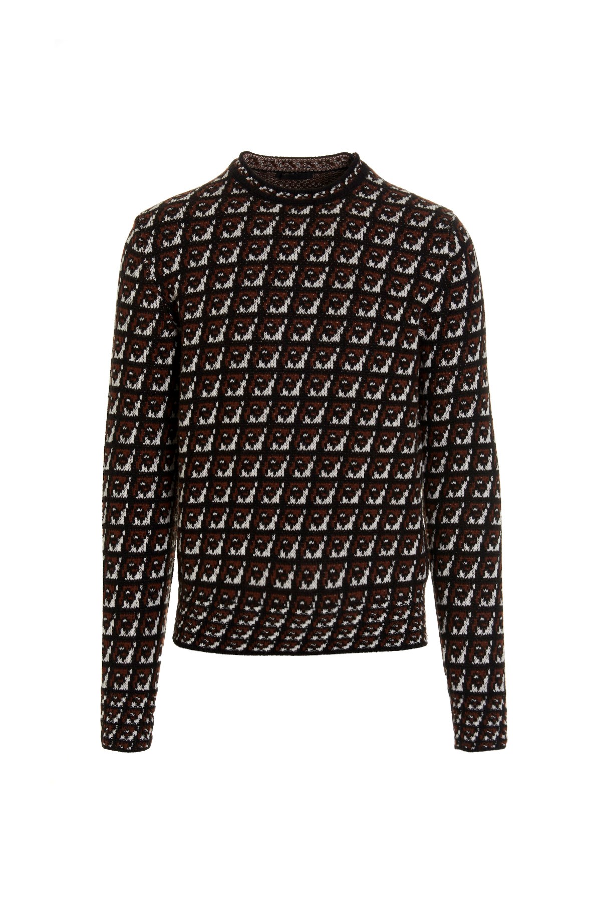 PRADA Geometric Intarsia Sweater