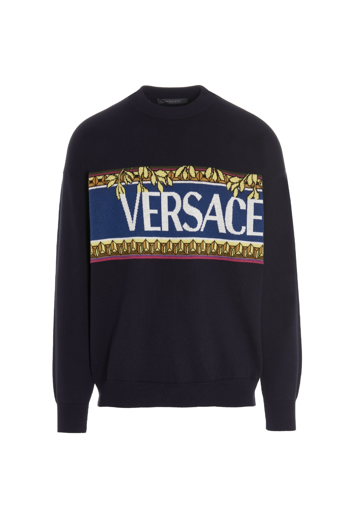 VERSACE Jacquard Logo Sweater