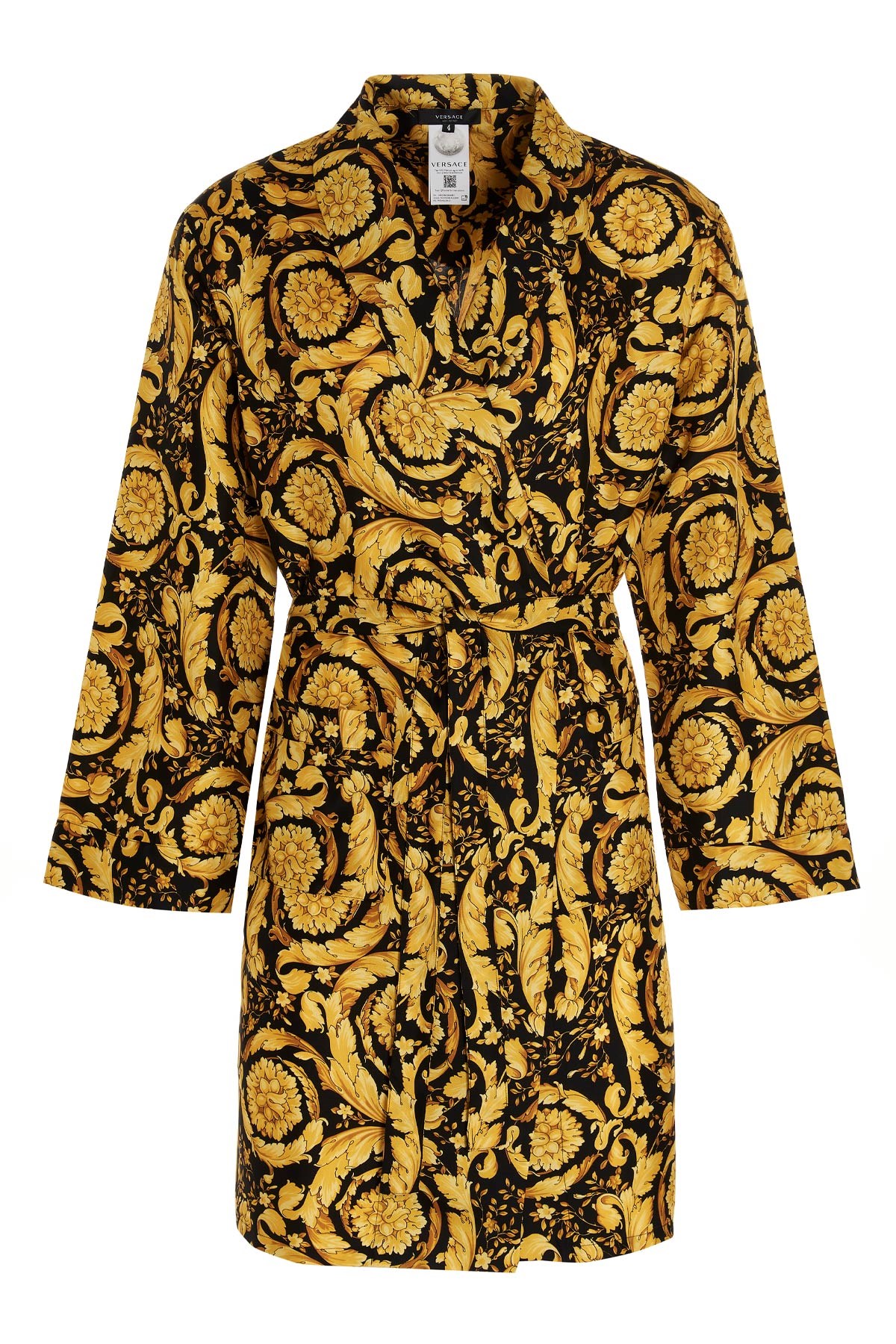 VERSACE 'Barocco Ss92’ Silk Dressing Gown
