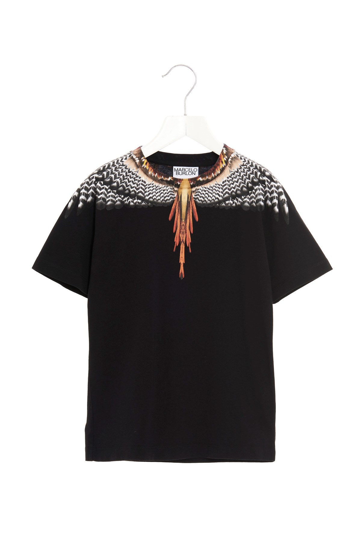 MARCELO BURLON - COUNTY OF MILAN 'Black Grizzly Wings' T-Shirt