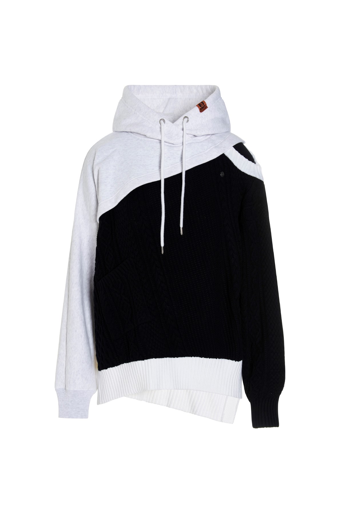 MAISON MIHARA YASUHIRO Sweatshirt-Style Insert Hooded Sweater