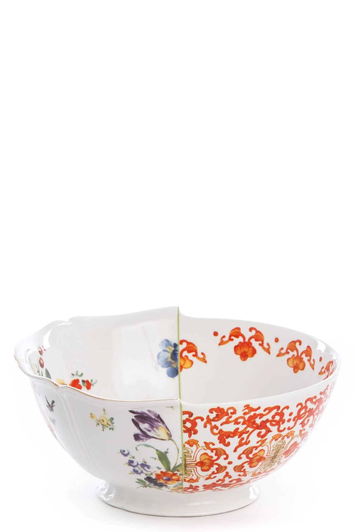 Seletti 'hybrid Ersilia' Salad Bowl In Multi