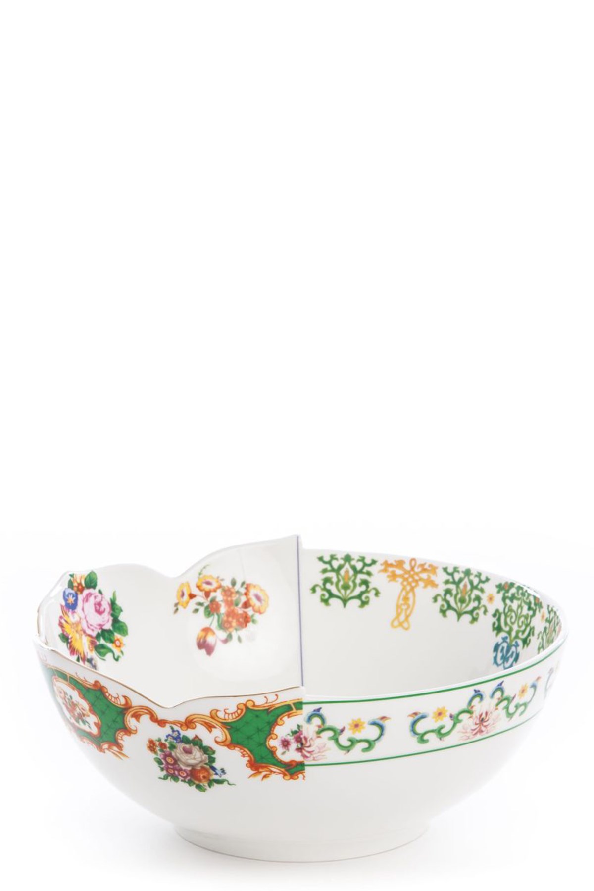 Seletti 'hybrid Zaira' Salad Bowl ⌀ 22 Cm In White