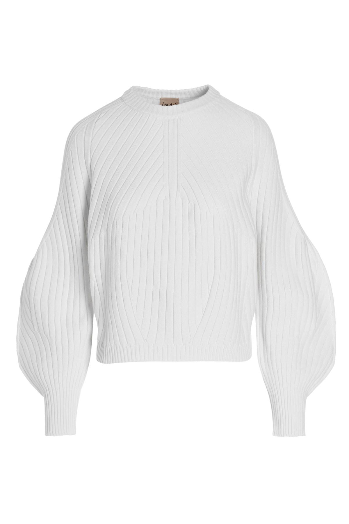 NUDE Gerippter Wollpullover