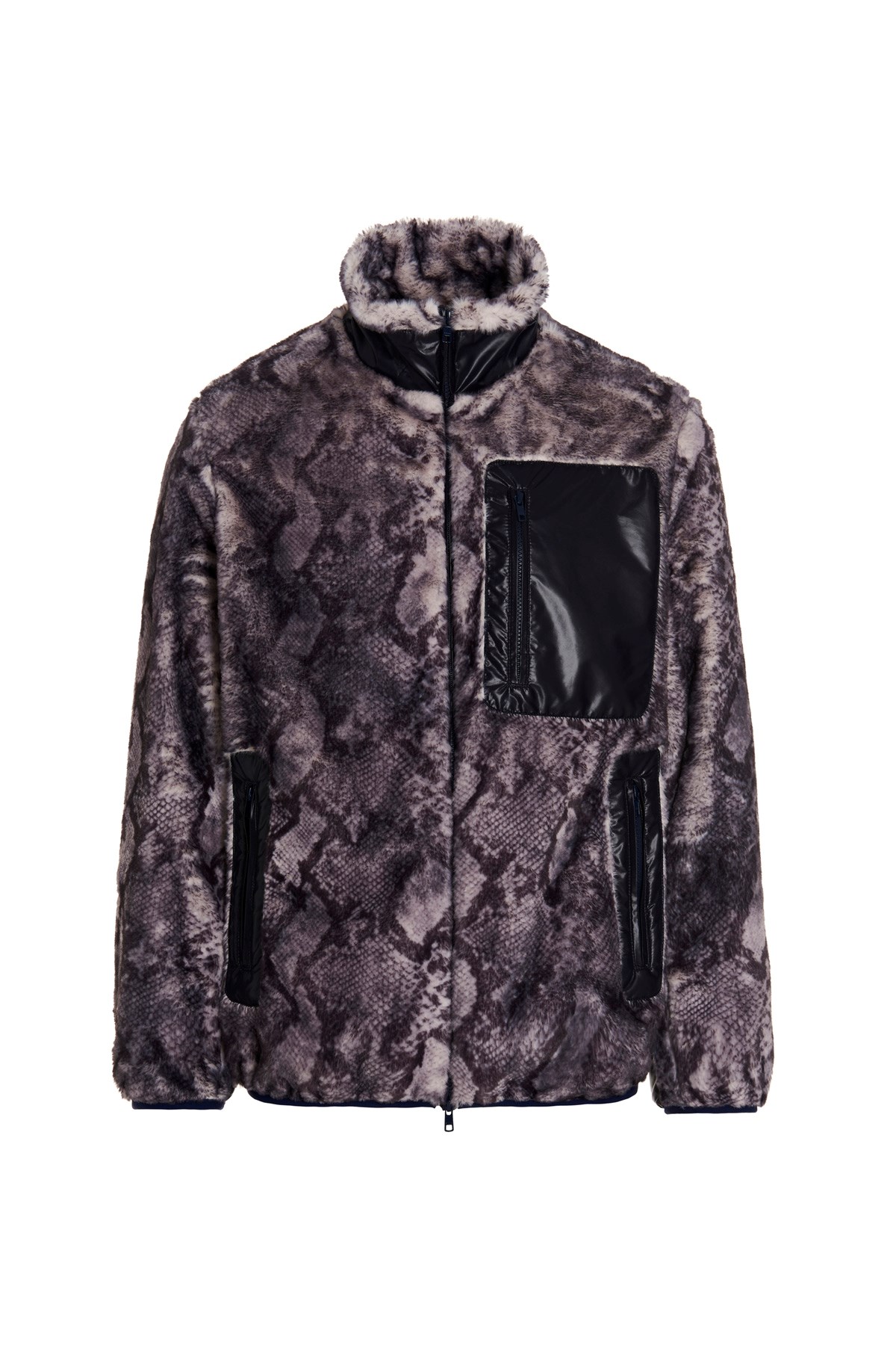 LC23 'Snake Fur’ Synthetic Fur Coat