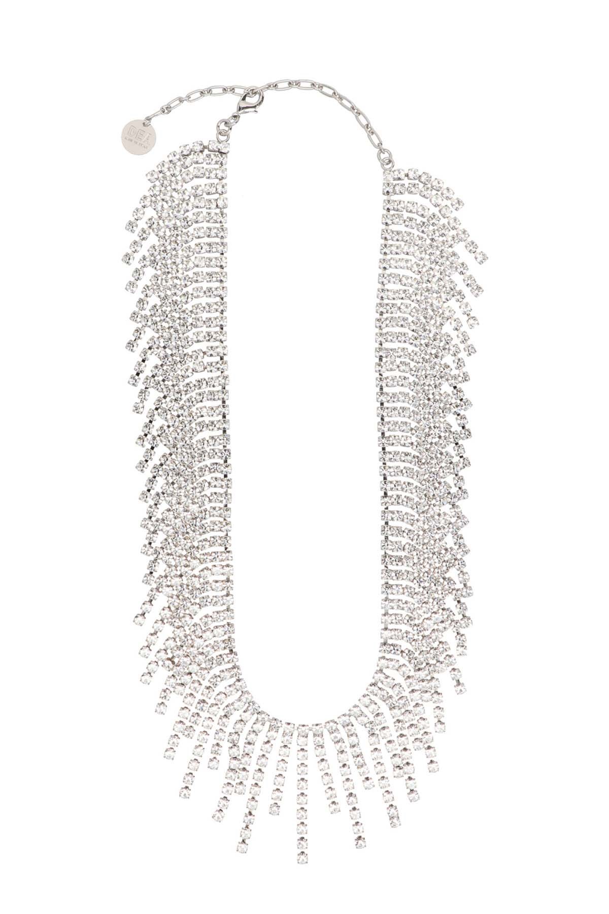 D•E•A Sequin, Fringed Necklace.