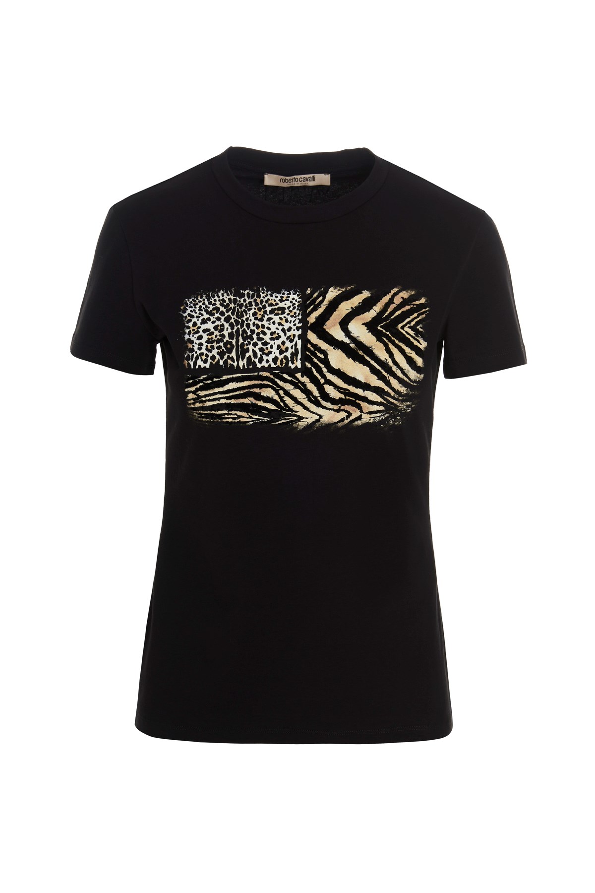 ROBERTO CAVALLI T-Shirt Mit Animal-Print