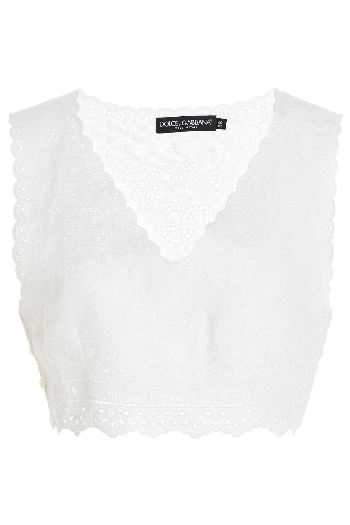 DOLCE & GABBANA Broderie Anglaise Top