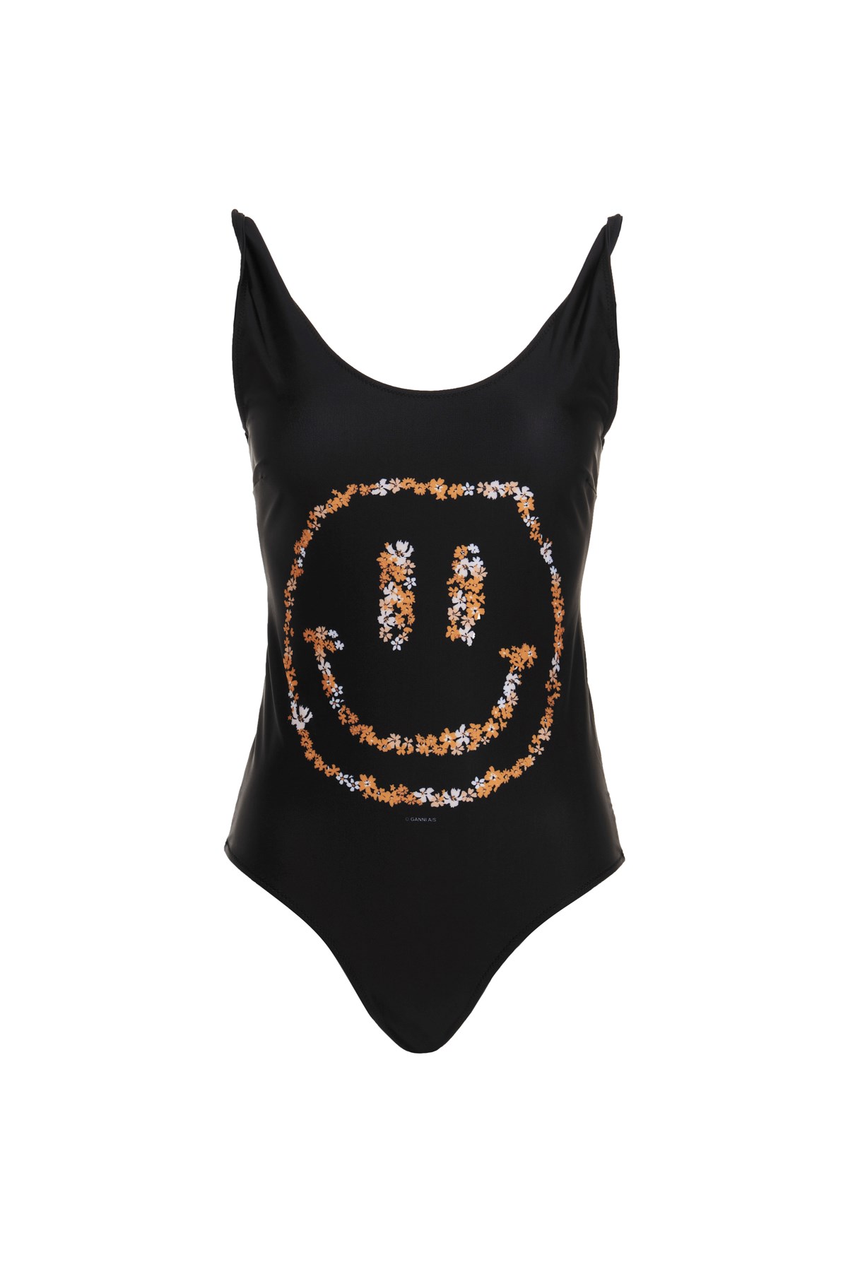GANNI ‘Smile’ Printed Swimsuit