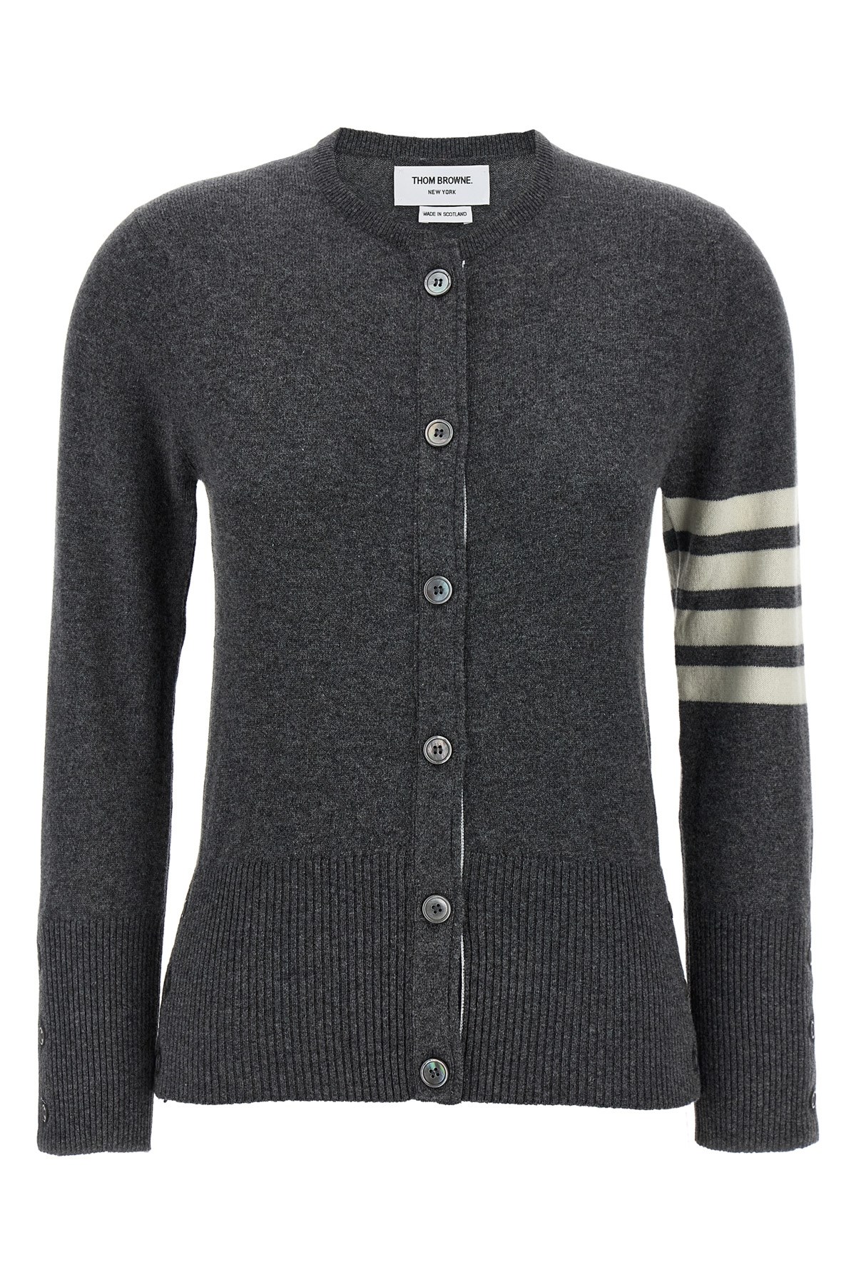 THOM BROWNE 'Classic Cashmere 4-Bar' Cardigan