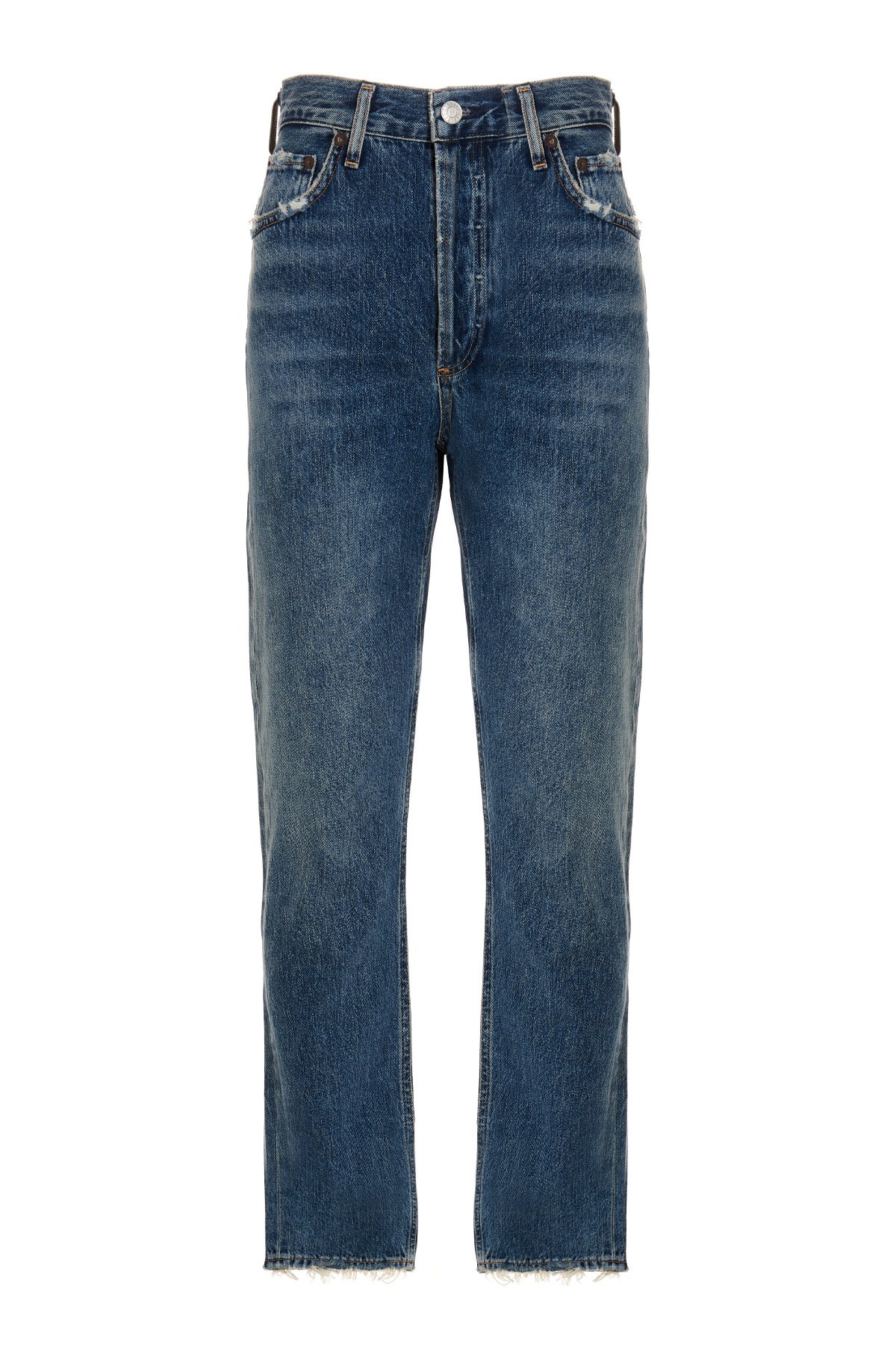 AGOLDE Jeans 'Riley Frequency Crop'