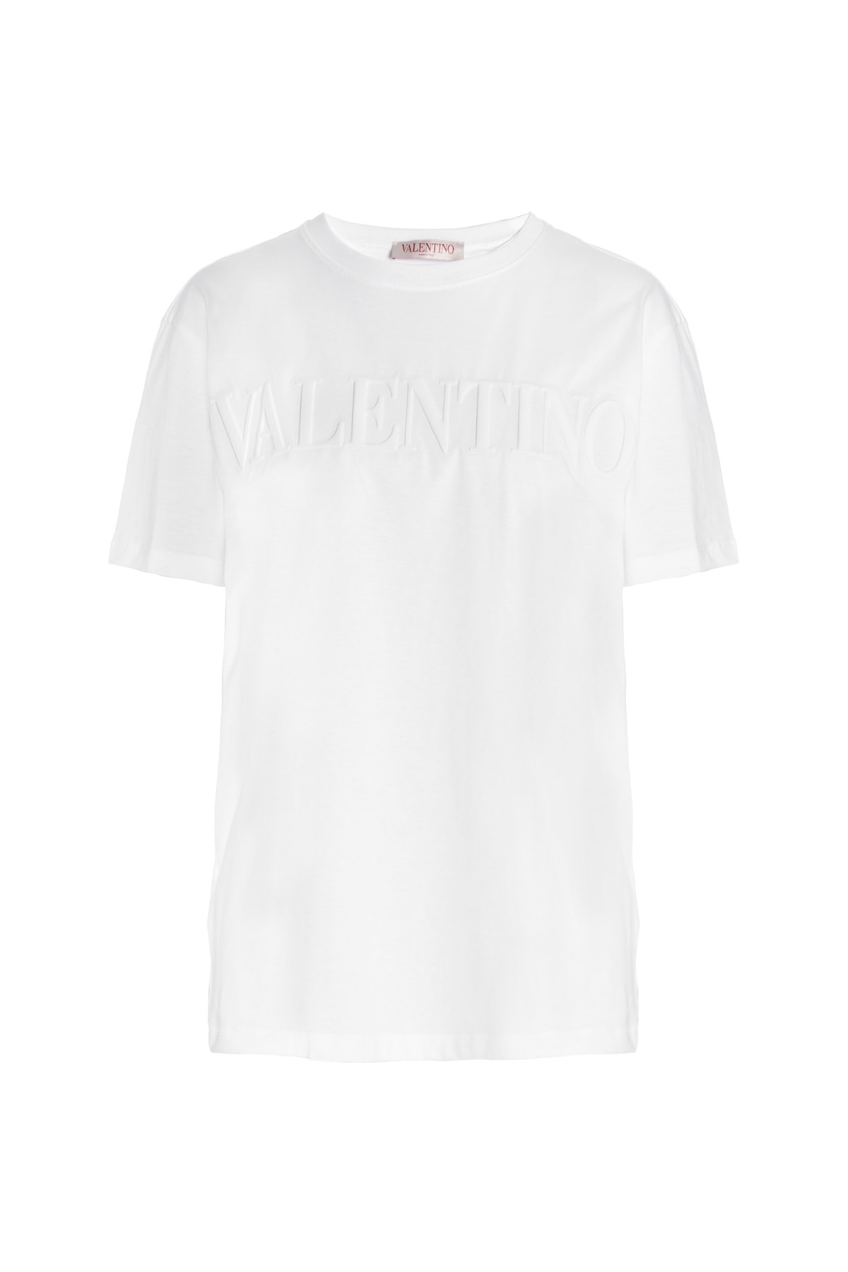 VALENTINO T-Shirt Mit Geprägtem Logo