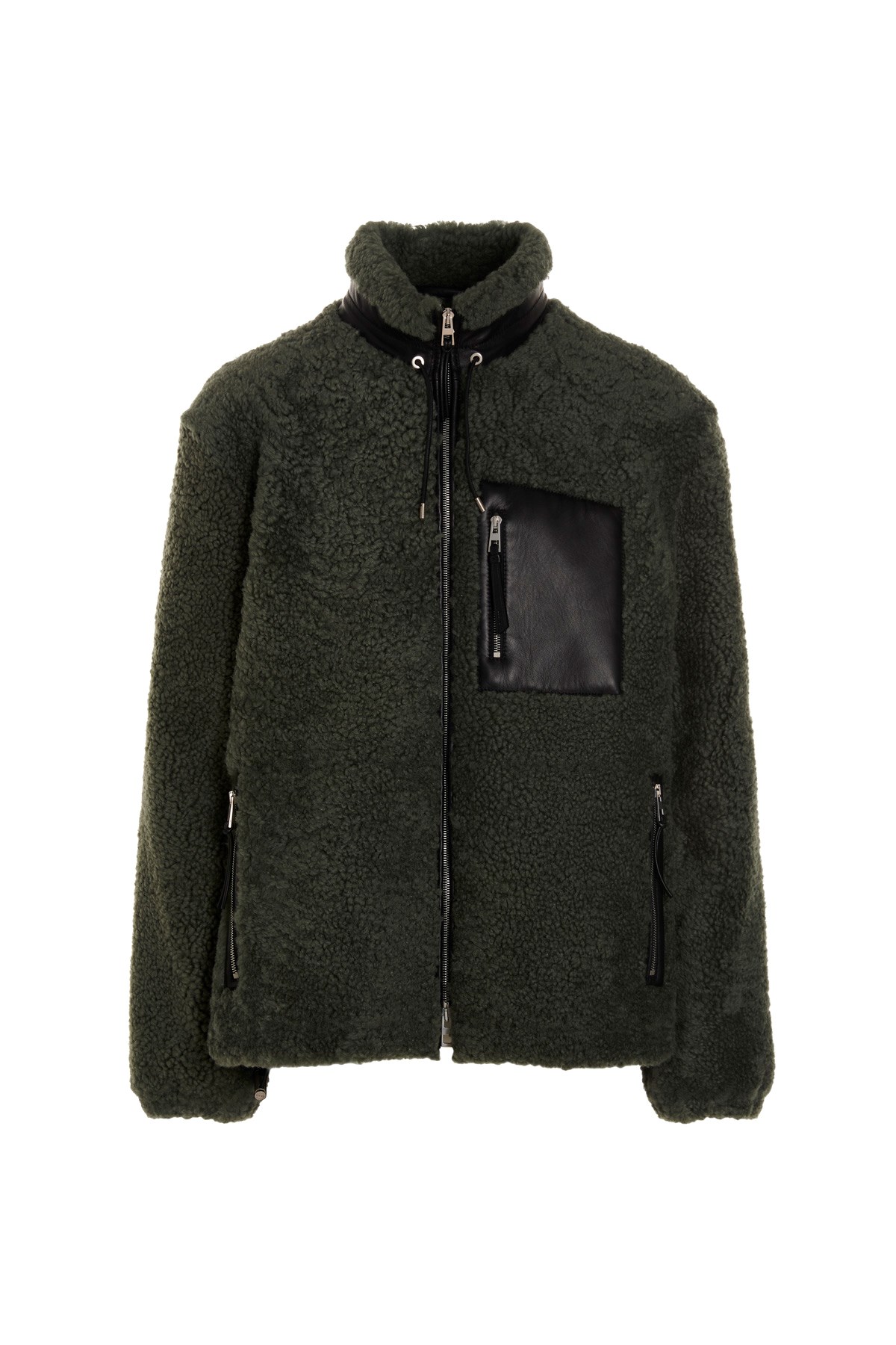 LOEWE Leather Pocket Sheepskin Coat
