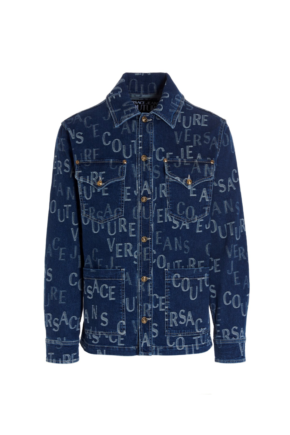 VERSACE JEANS COUTURE Jeansjacke Mit Laser-Logo