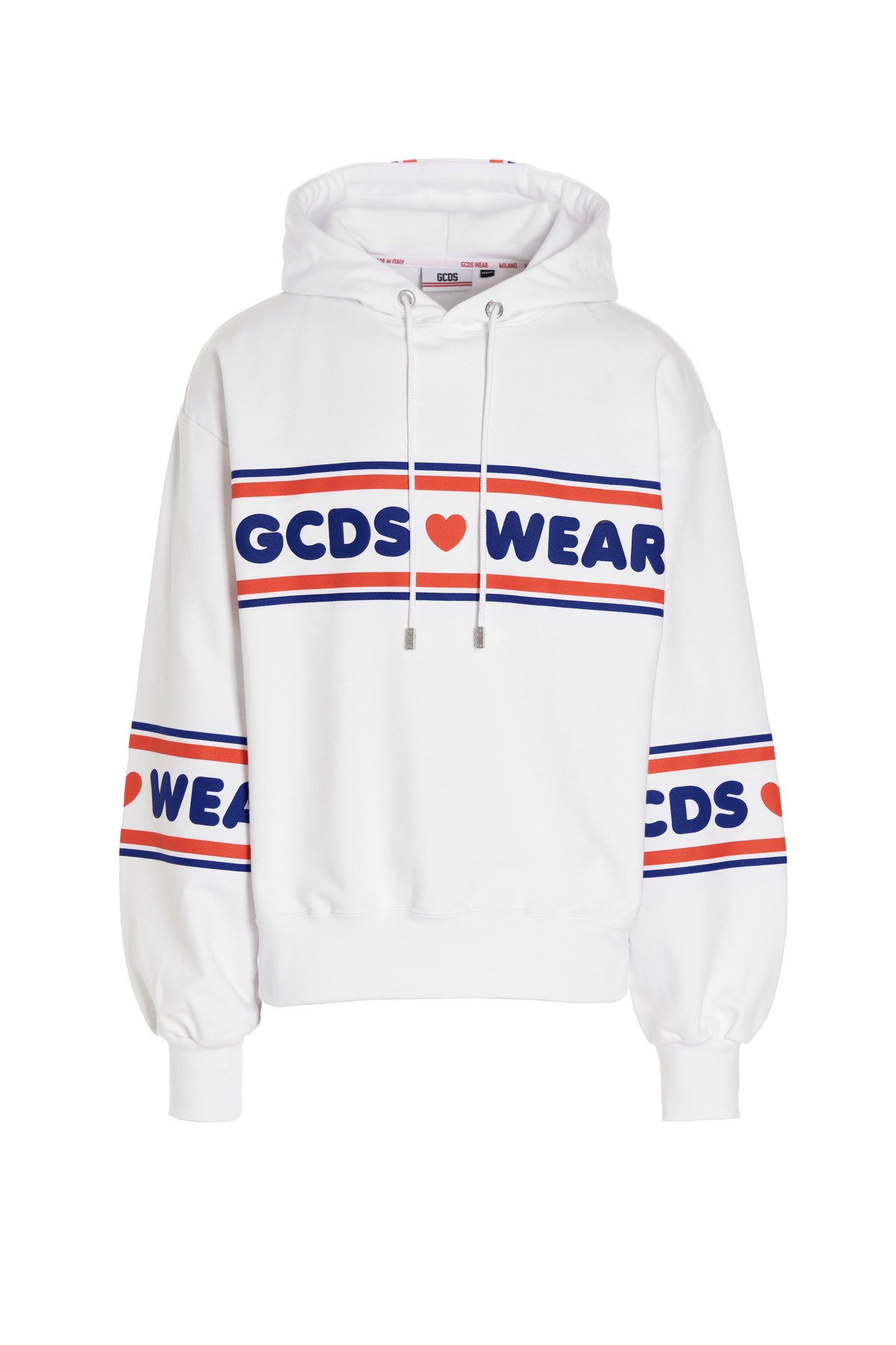 GCDS Logo Band Print Hoodie