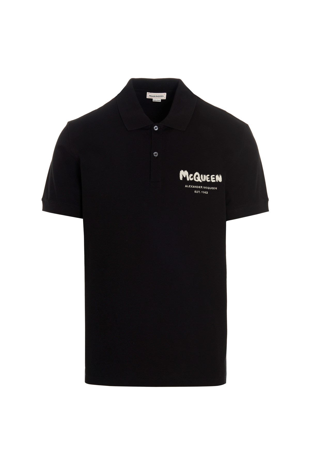ALEXANDER MCQUEEN Logo Print Polo Shirt