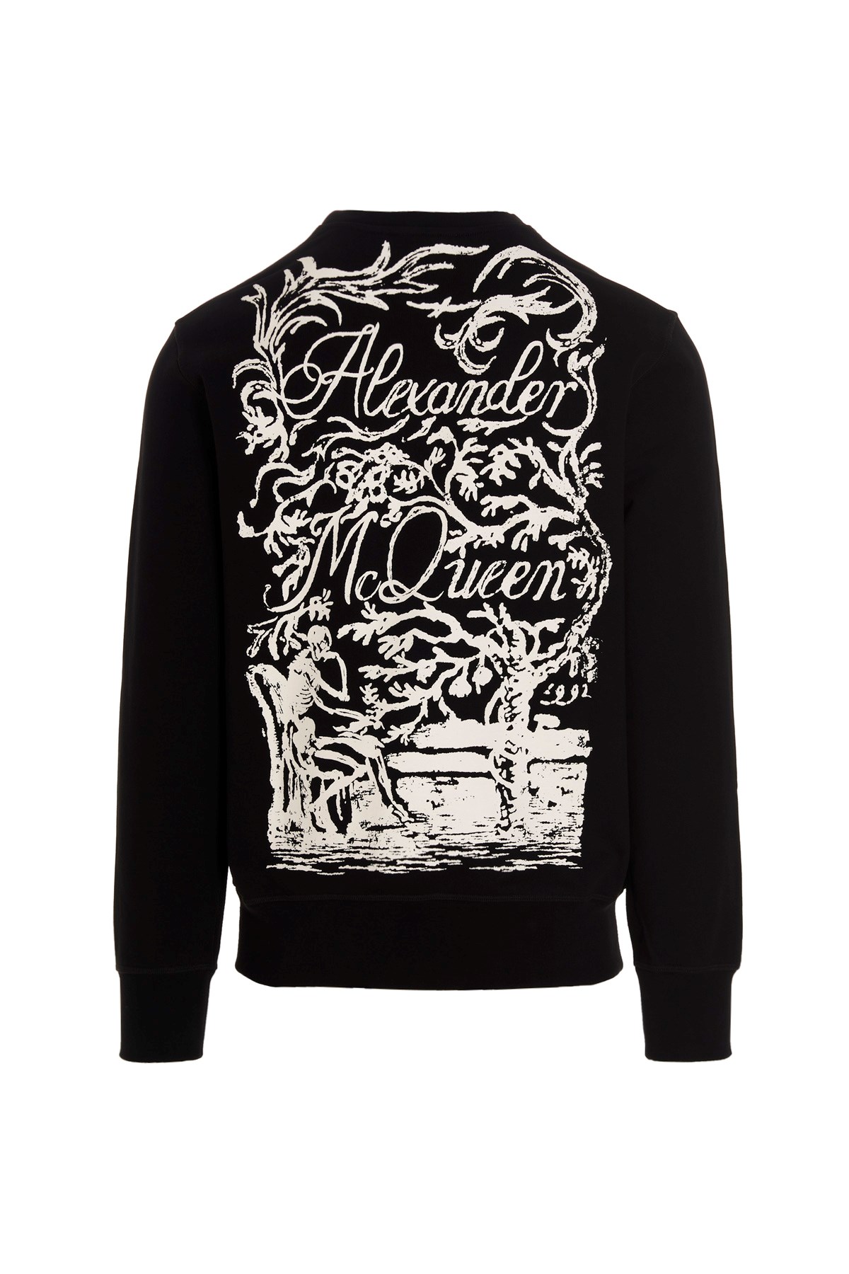 ALEXANDER MCQUEEN Contrasting Embroidery Sweatshirt