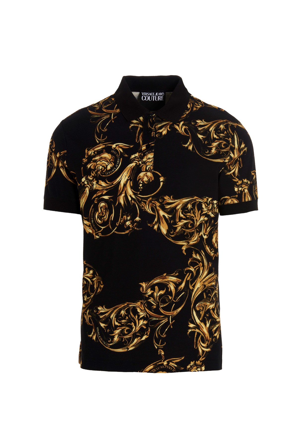 VERSACE JEANS COUTURE 'Barocco’ Polo Print