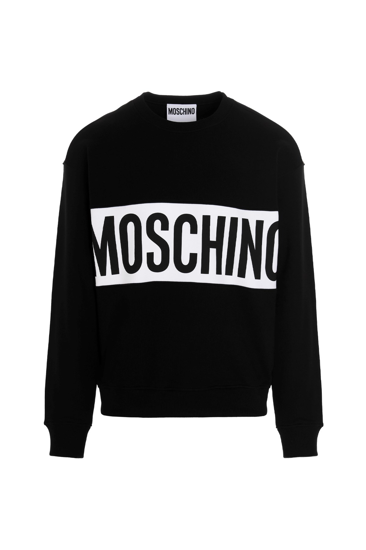 MOSCHINO Sweatshirt Mit Logo-Band