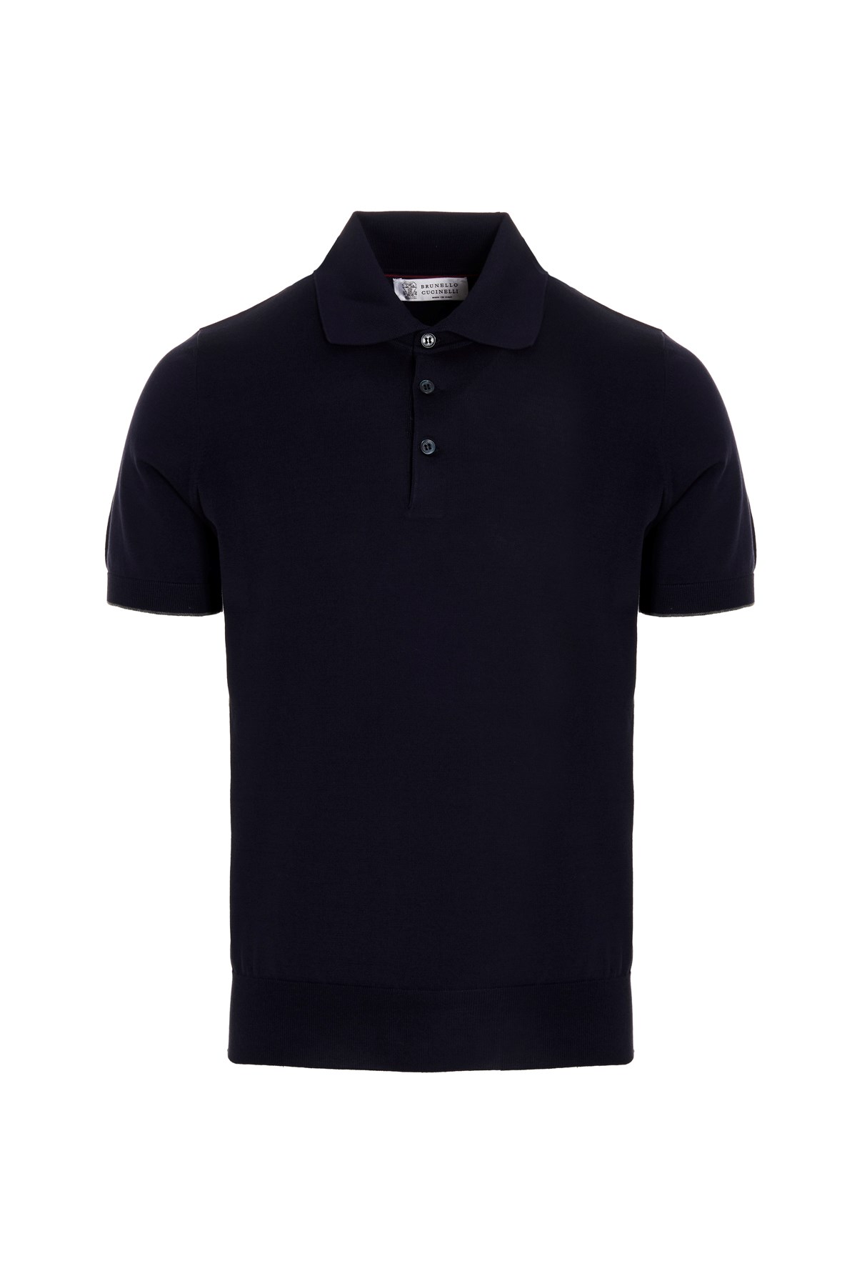 BRUNELLO CUCINELLI Cotton Knitted Polo Shirt