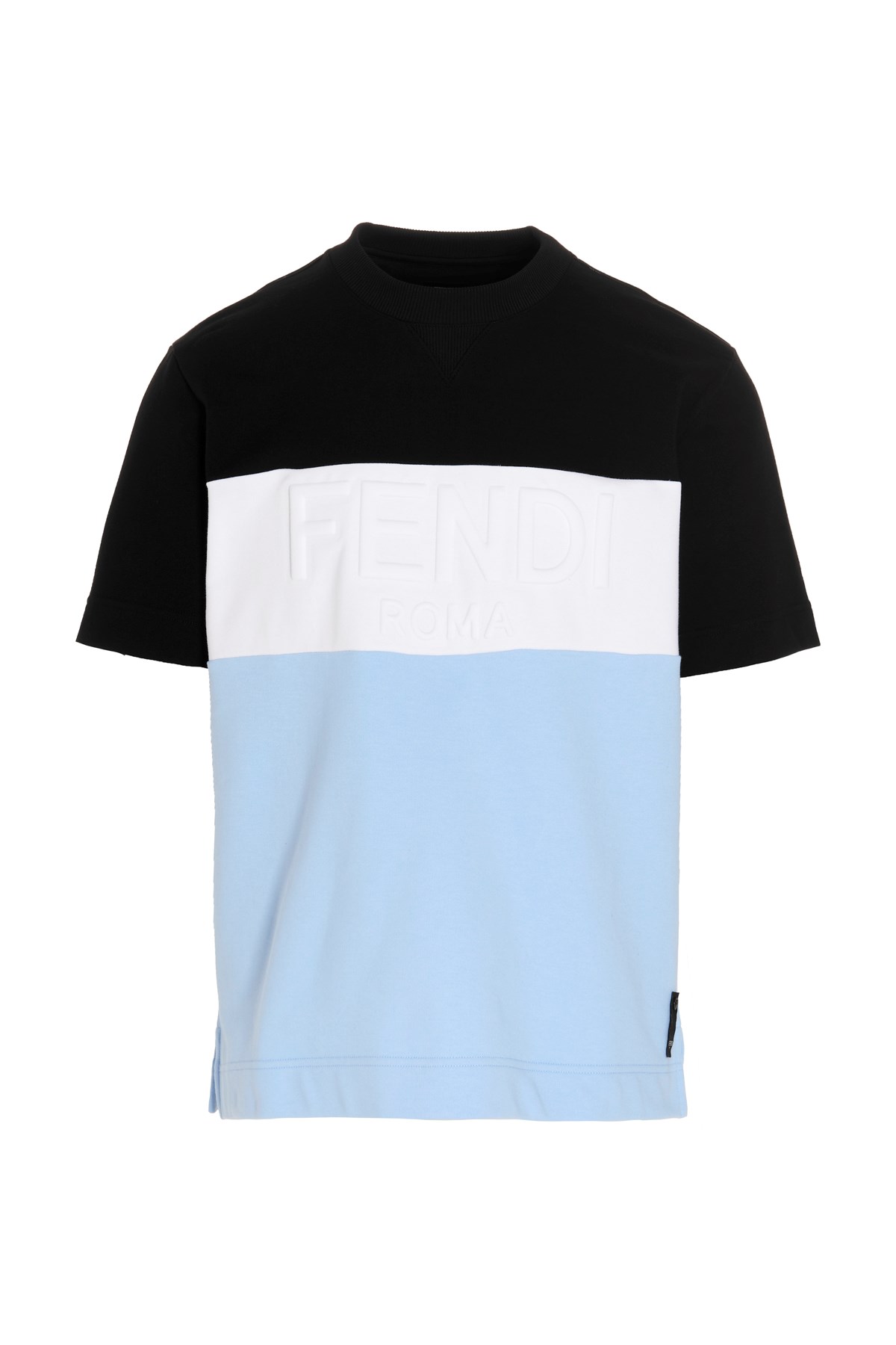 FENDI T-Shirt Mit Farbblock