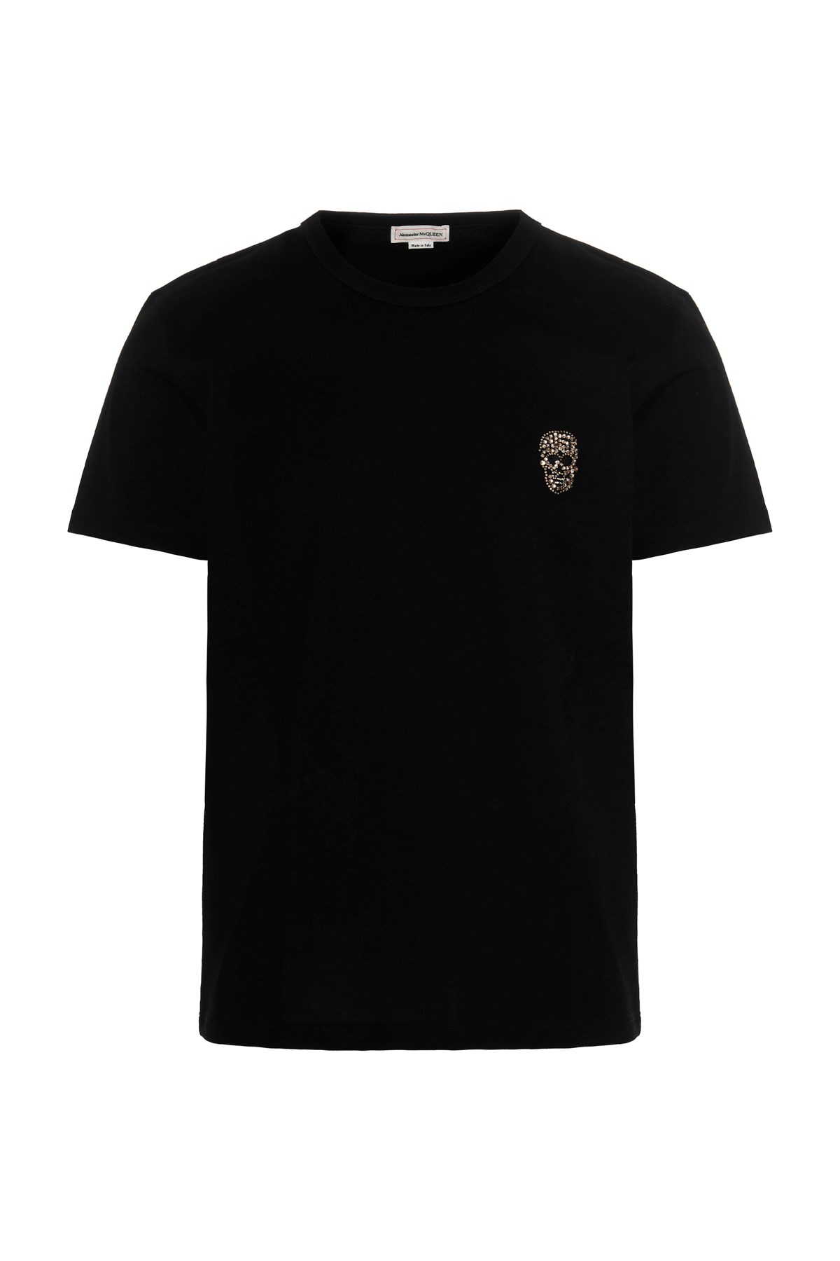 ALEXANDER MCQUEEN T-Shirt Mit Edelsteinbesetztem Schädel-Logo