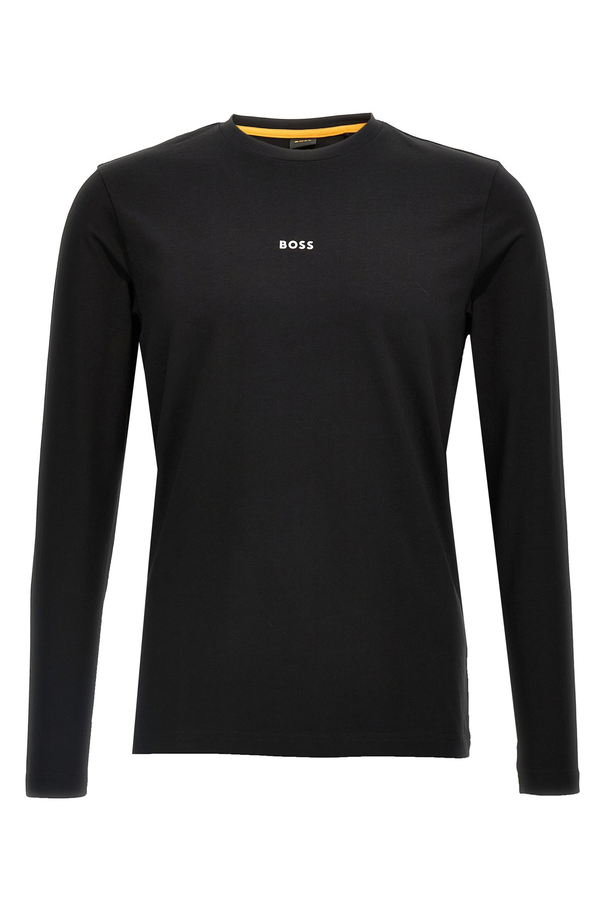 Hugo Boss Relaxed-fit Sweatshirt In Cotton Terry With Sleeve Logo