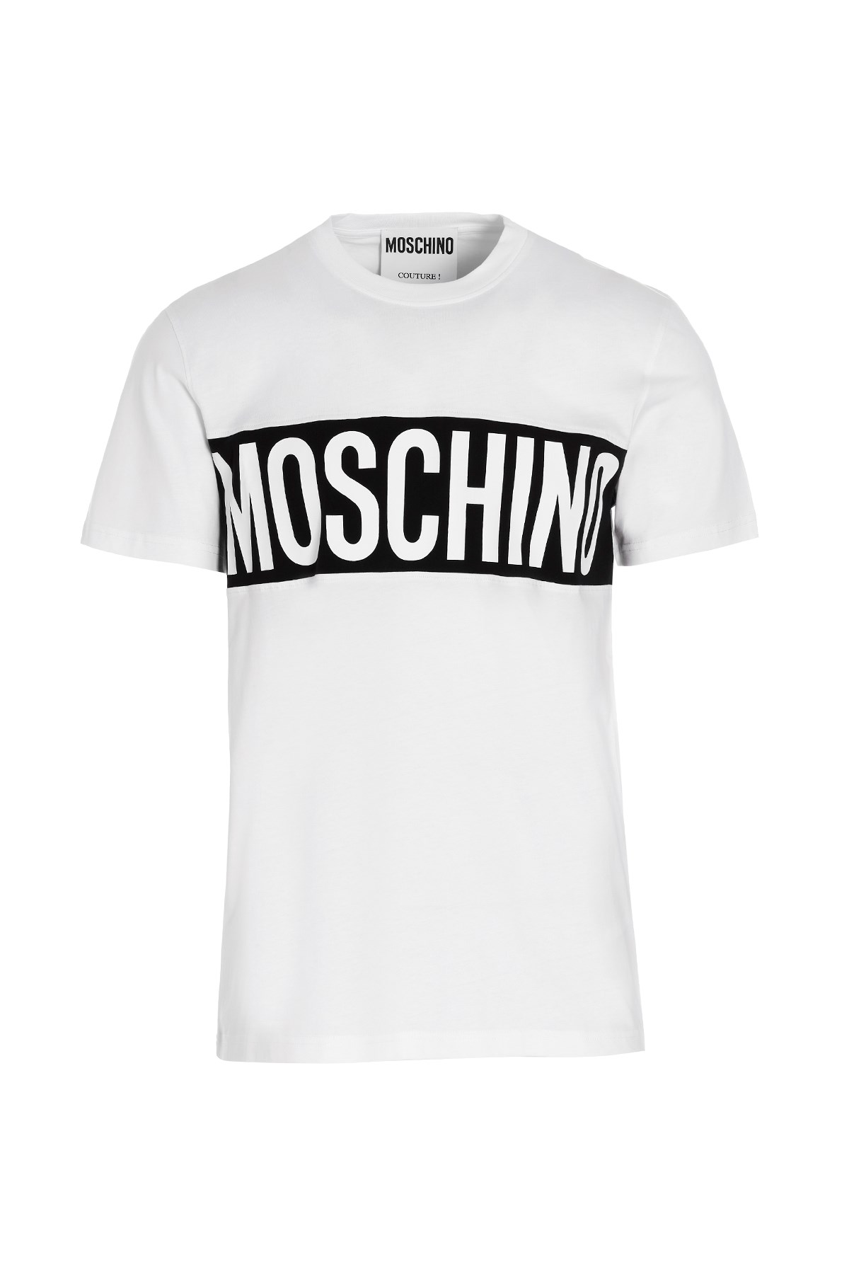 MOSCHINO Lettering Logo Band Print T-Shirt