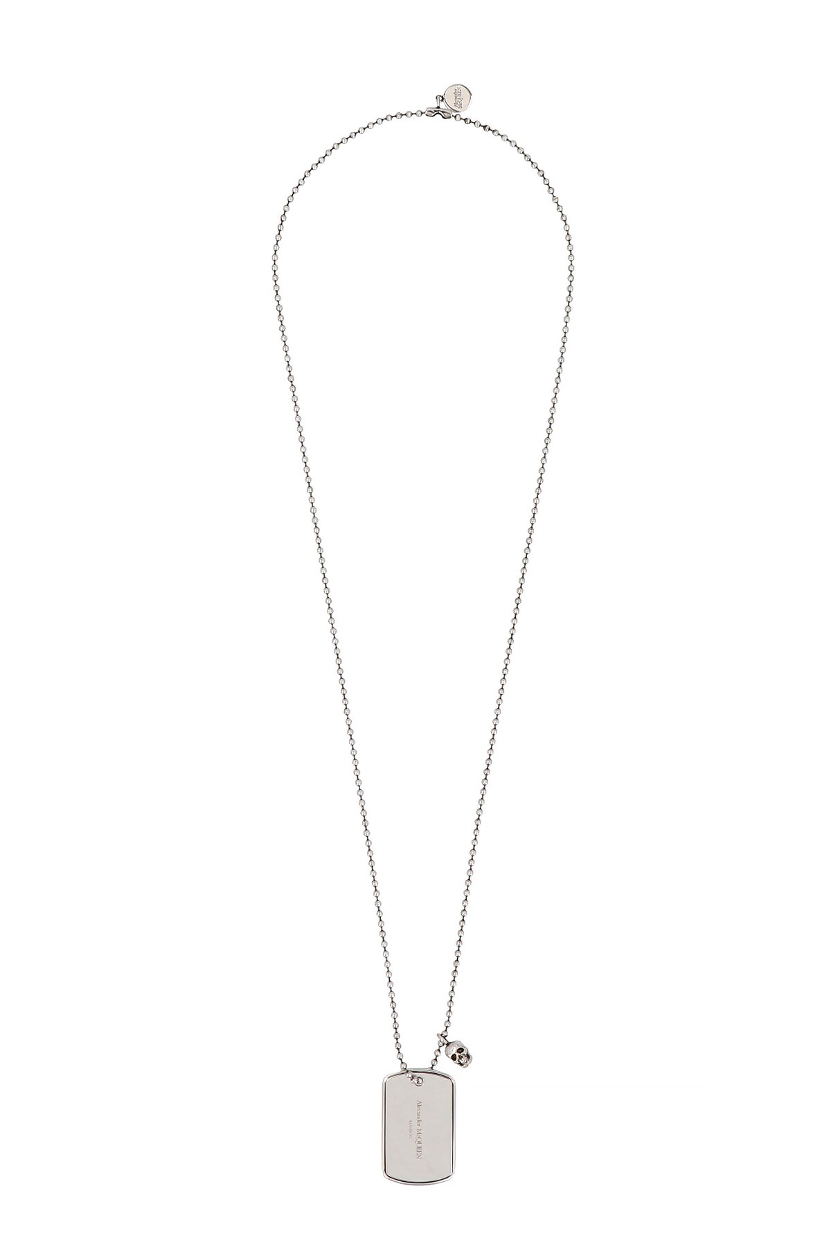 ALEXANDER MCQUEEN Logo Plaque Necklace