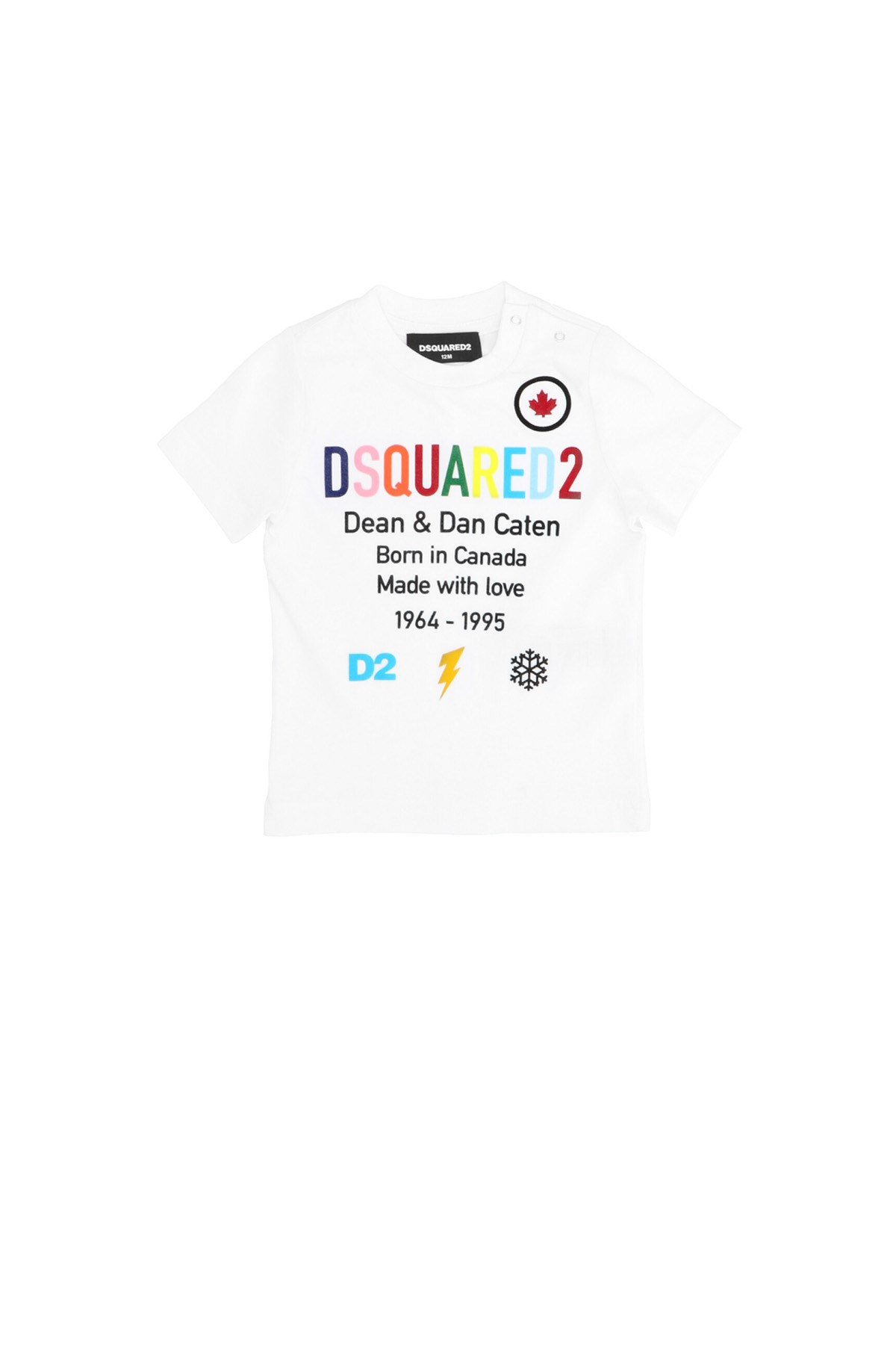 DSQUARED2 T-Shirt Mit Geflocktem Druck