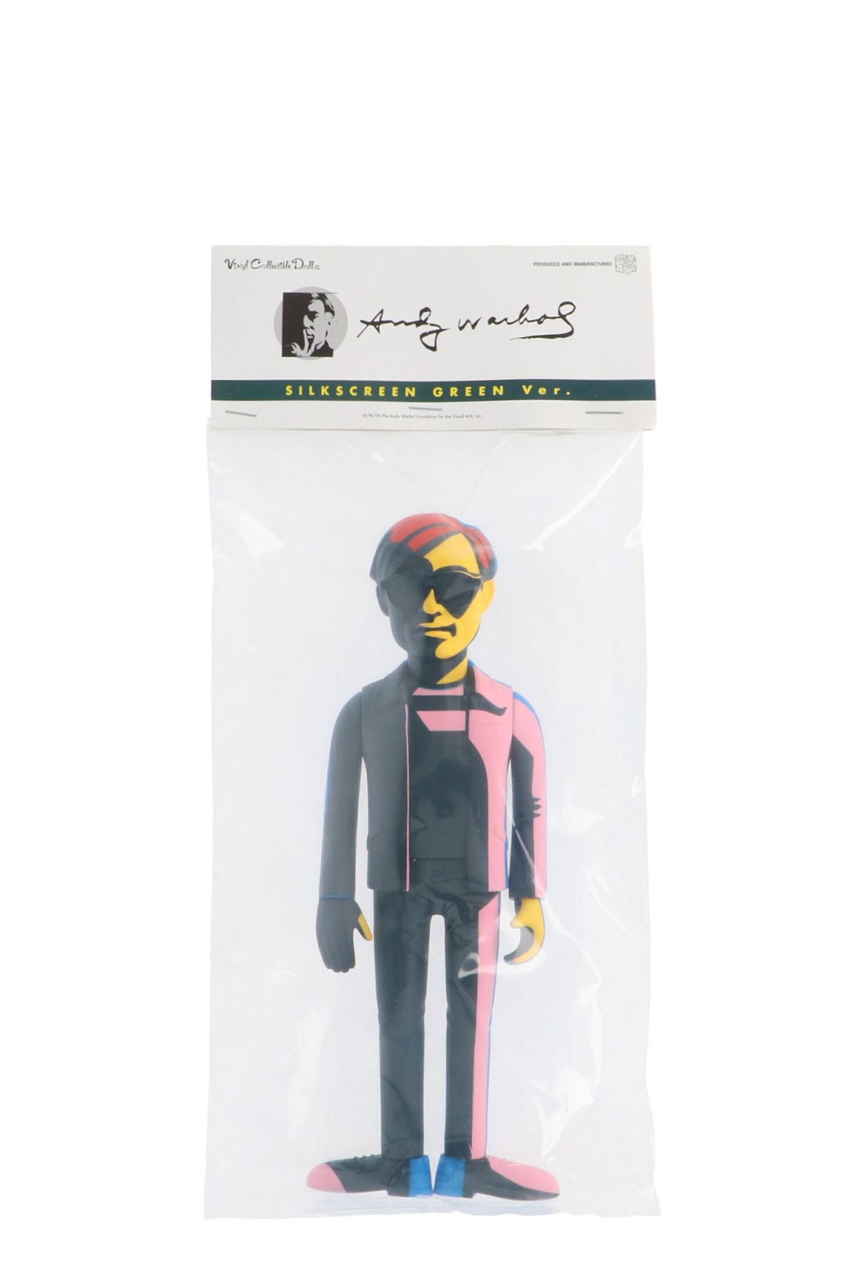 MEDICOM TOY Andy Warhol Vinyl Collectible Dolls Silkgreen Green Ver.