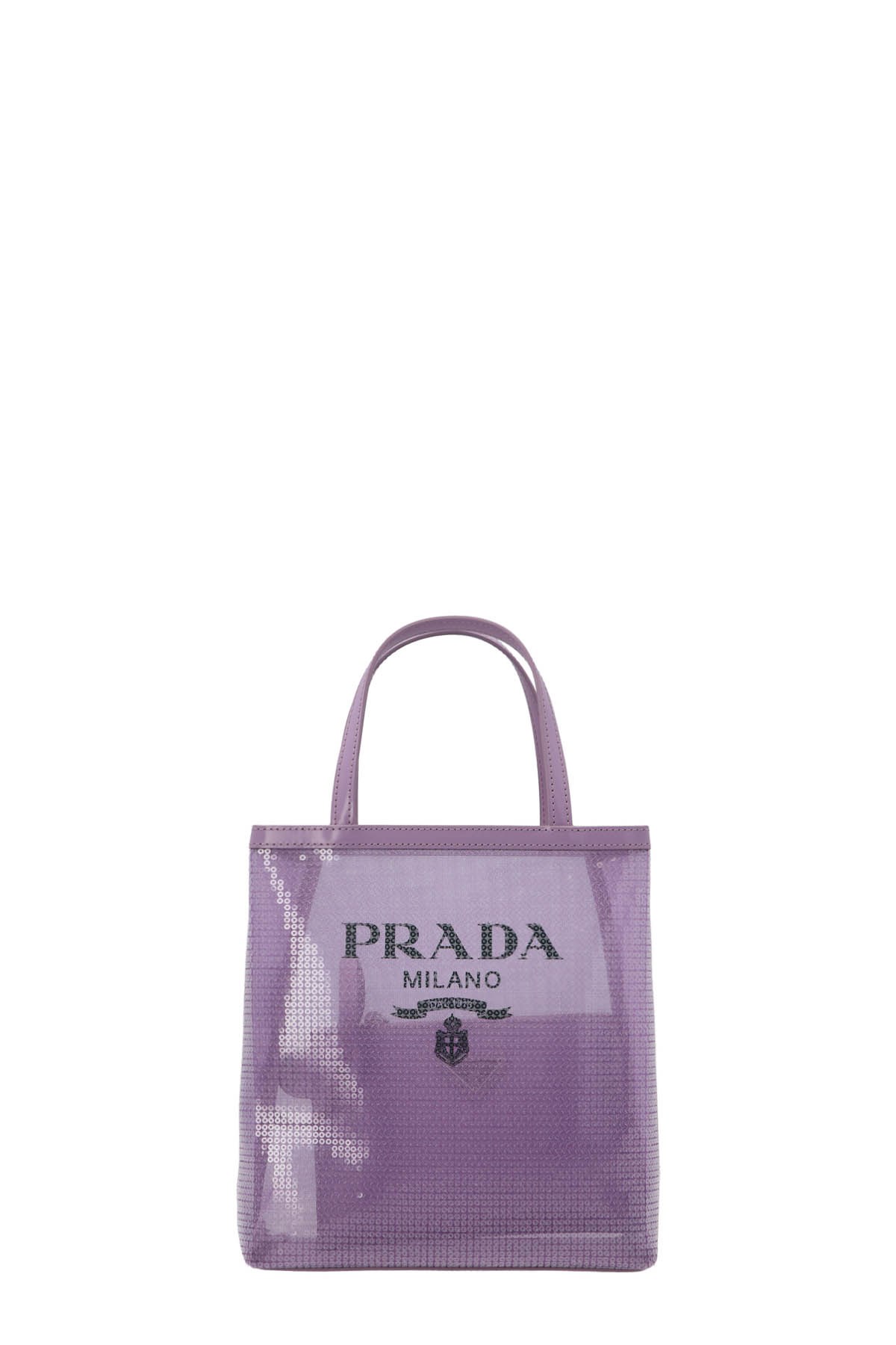 PRADA Small Sequin Shopping Bag