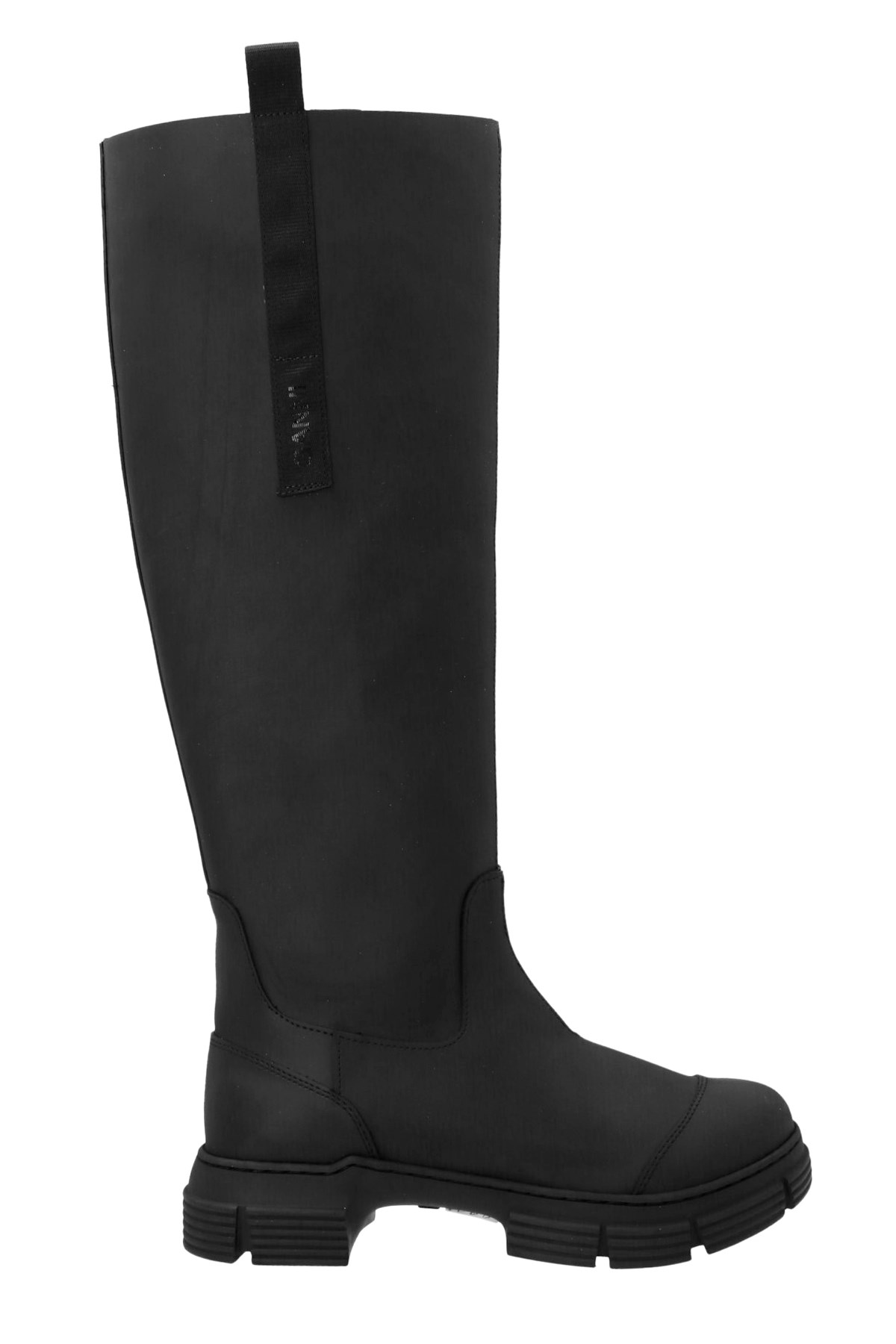 GANNI Recycled Rubber Knee-High Boots