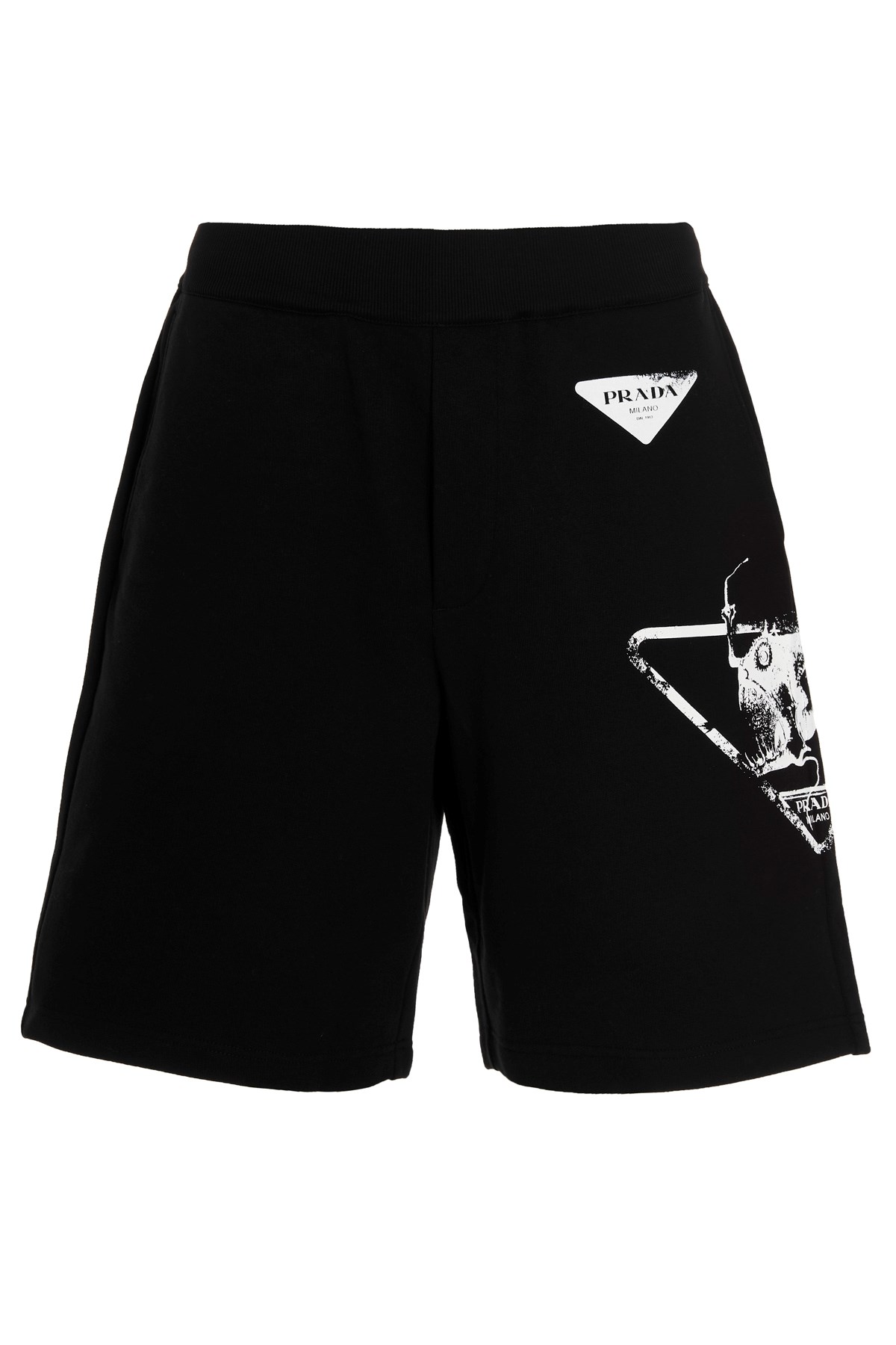 PRADA 'Symbols’ Bermuda Shorts