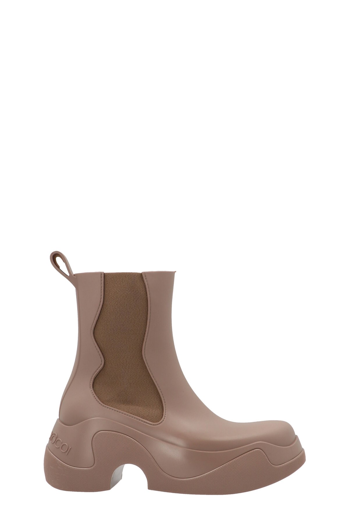 XOCOI Mid Rubber Ankle Boots